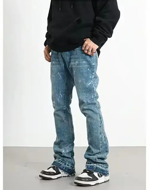 VIBE flared fade paint skate pants Size US 30 / EU 46 - 1 Thumbnail