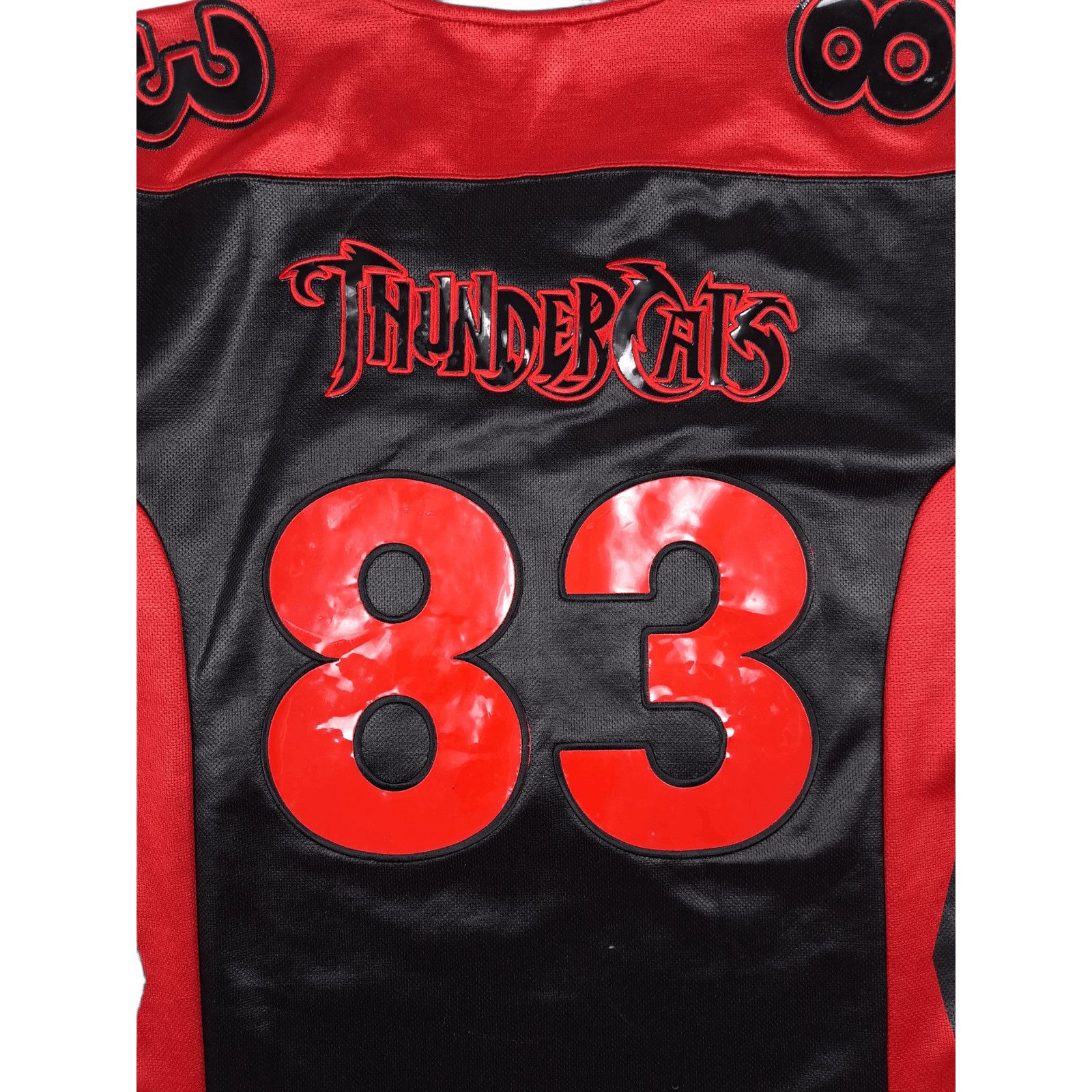 Band Tees × Vintage × Warner Bros 💎 Vintage Y2K Thundercats Football Jersey Graphic T Shirt Size US L / EU 52-54 / 3 - 4 Thumbnail