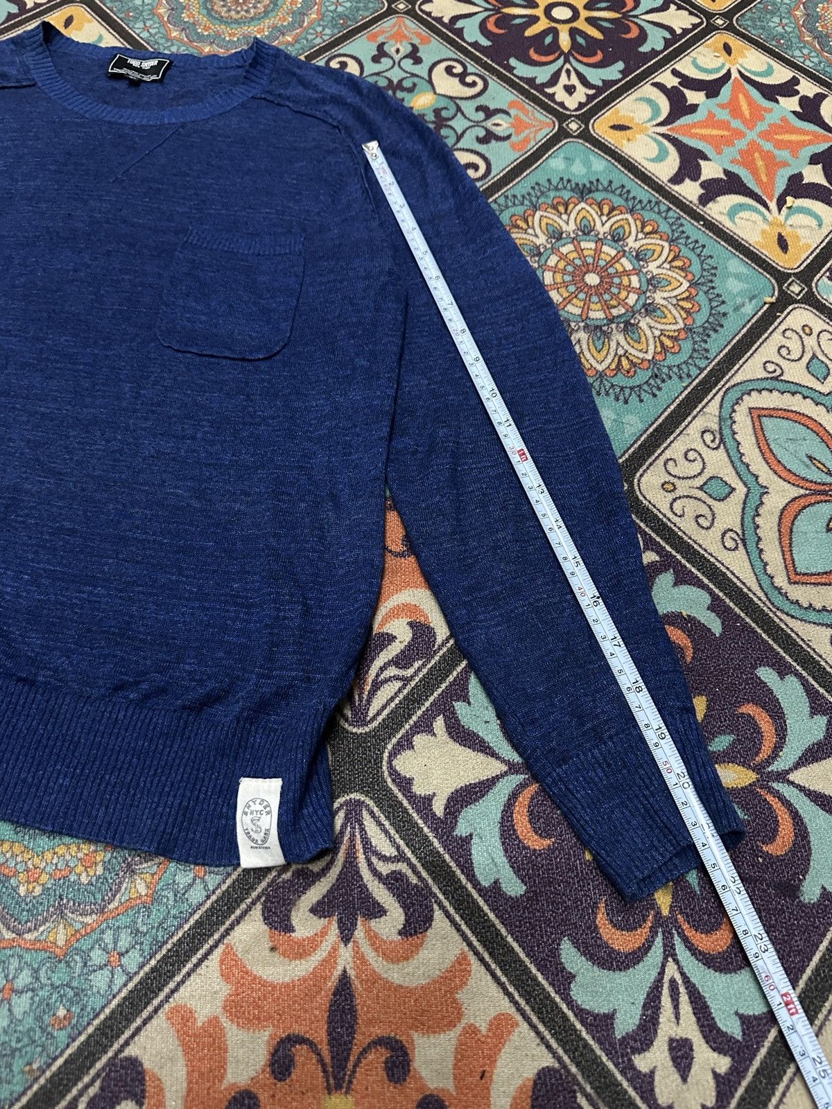 Todd Snyder Todd Synder Single Pocket 100% Hemp Knitted L/S Size US M / EU 48-50 / 2 - 14 Thumbnail