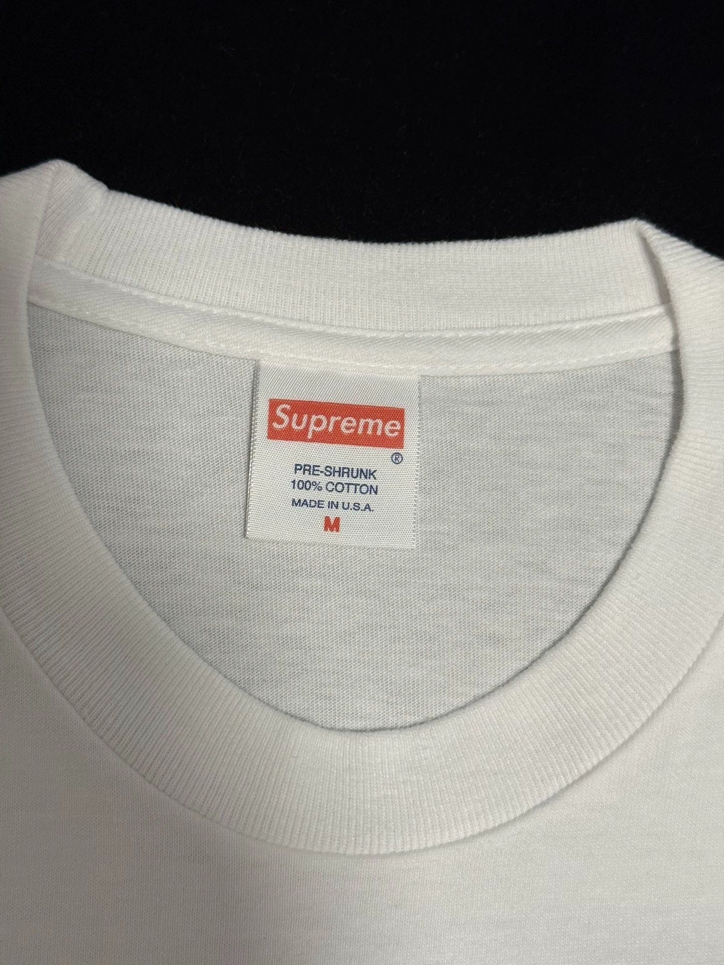 Supreme Supreme Morrissey Tee White M New minor wear Size US M / EU 48-50 / 2 - 3 Thumbnail