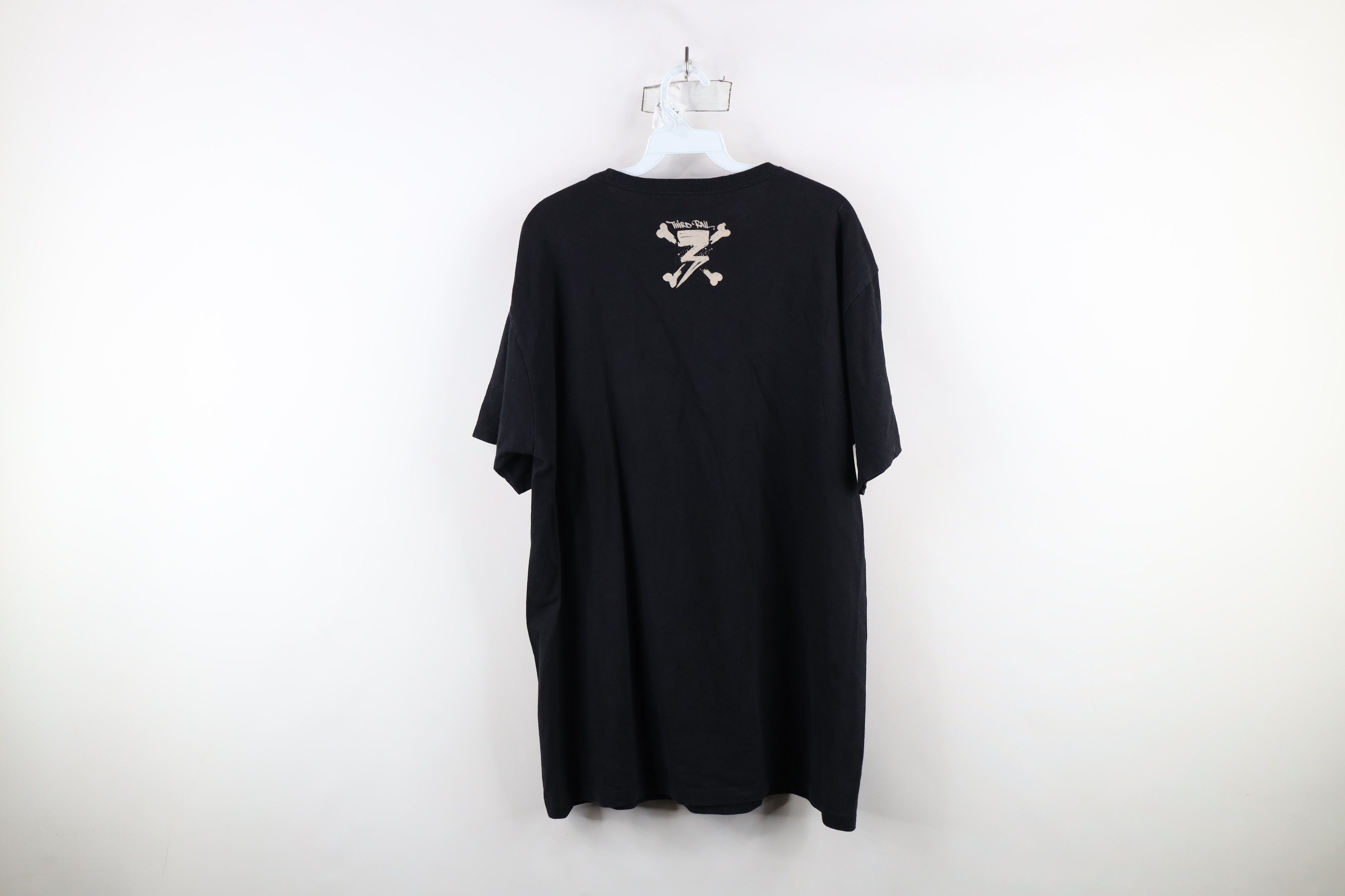 Vintage Vintage Y2K Streetwear Skeleton Short Sleeve T-Shirt Black Size US XL / EU 56 / 4 - 11 Thumbnail