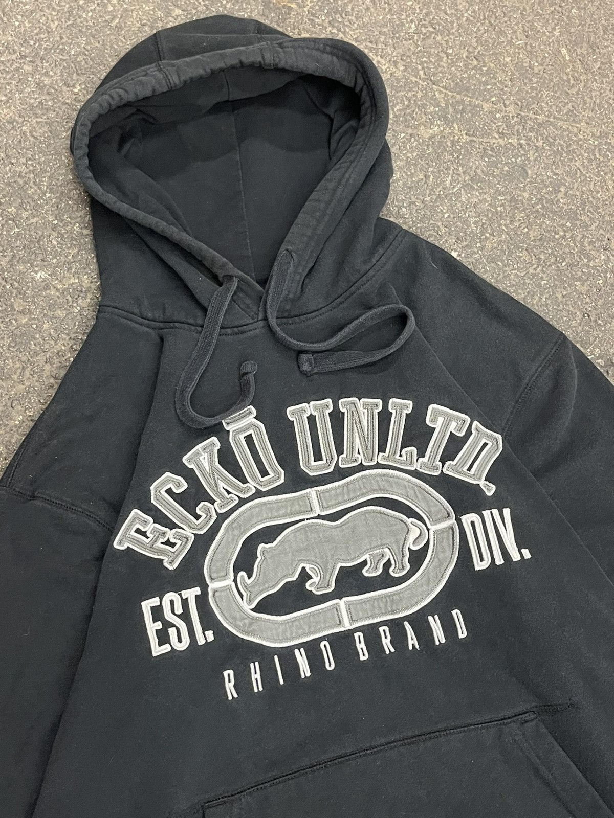 Ecko Unltd. × Vintage Ecko embroidered streetwear hoodie hip hop skater boxy rare Size US XL / EU 56 / 4 - 4 Thumbnail