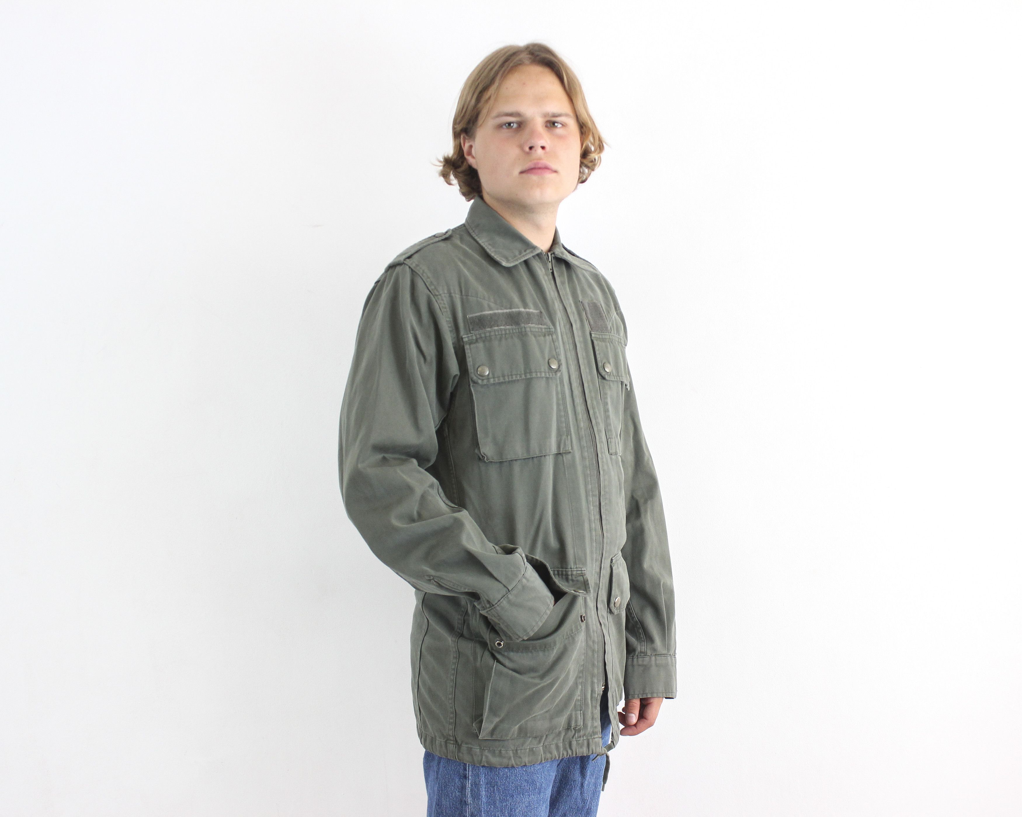 French Connection Vintage S French Army 80's Jacket Air Force Coat Military Size US S / EU 44-46 / 1 - 2 Thumbnail