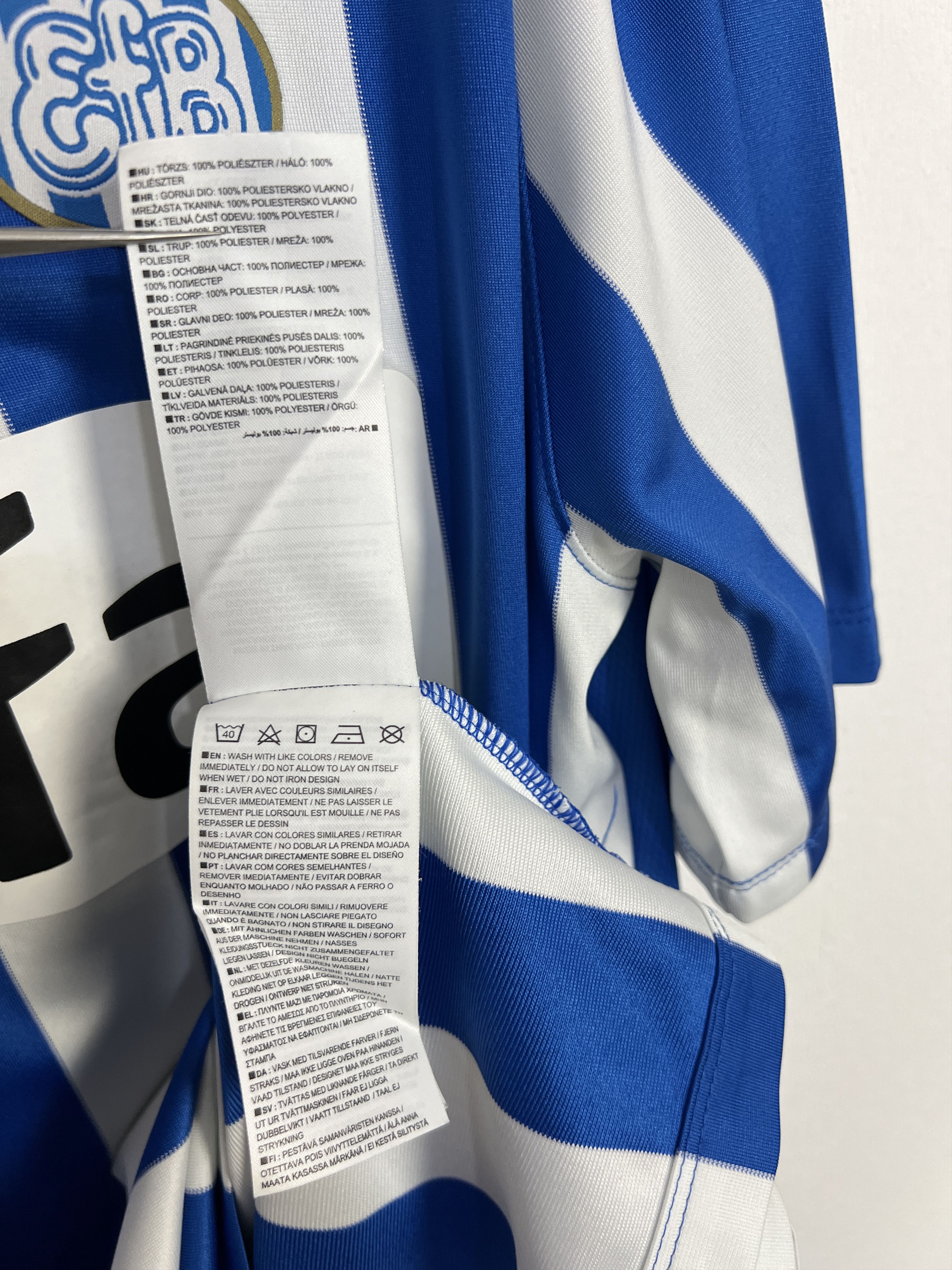 Nike Esbjerg Home football shirt 2014 Nike #7 Vestergaard Size US XXL / EU 58 / 5 - 10 Thumbnail