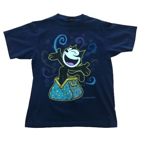 Changes Vintage Changes Felix the Cat Cartoon Blue T-Shirt Size US L / EU 52-54 / 3 - 1 Thumbnail