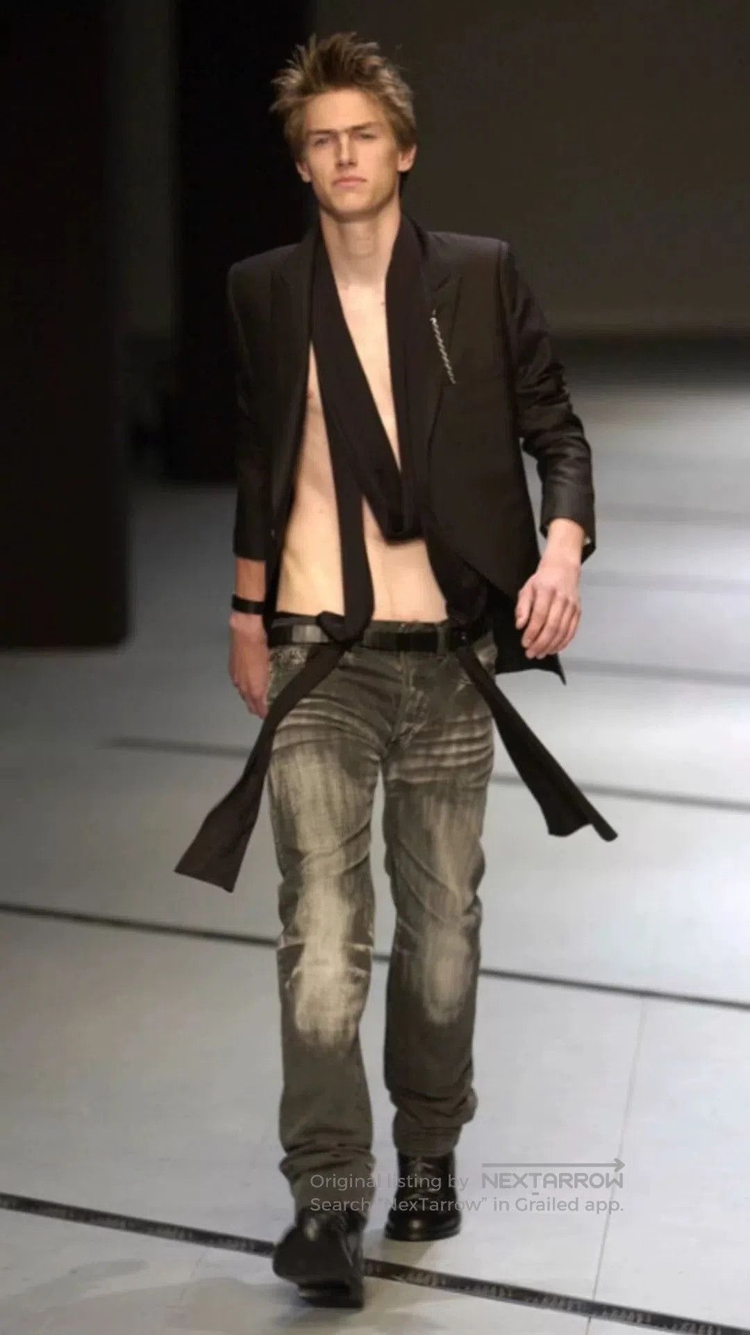 Dior Dior Homme SS 2003 Black Denim Pants. Size US 32 / EU 48 - 6 Thumbnail