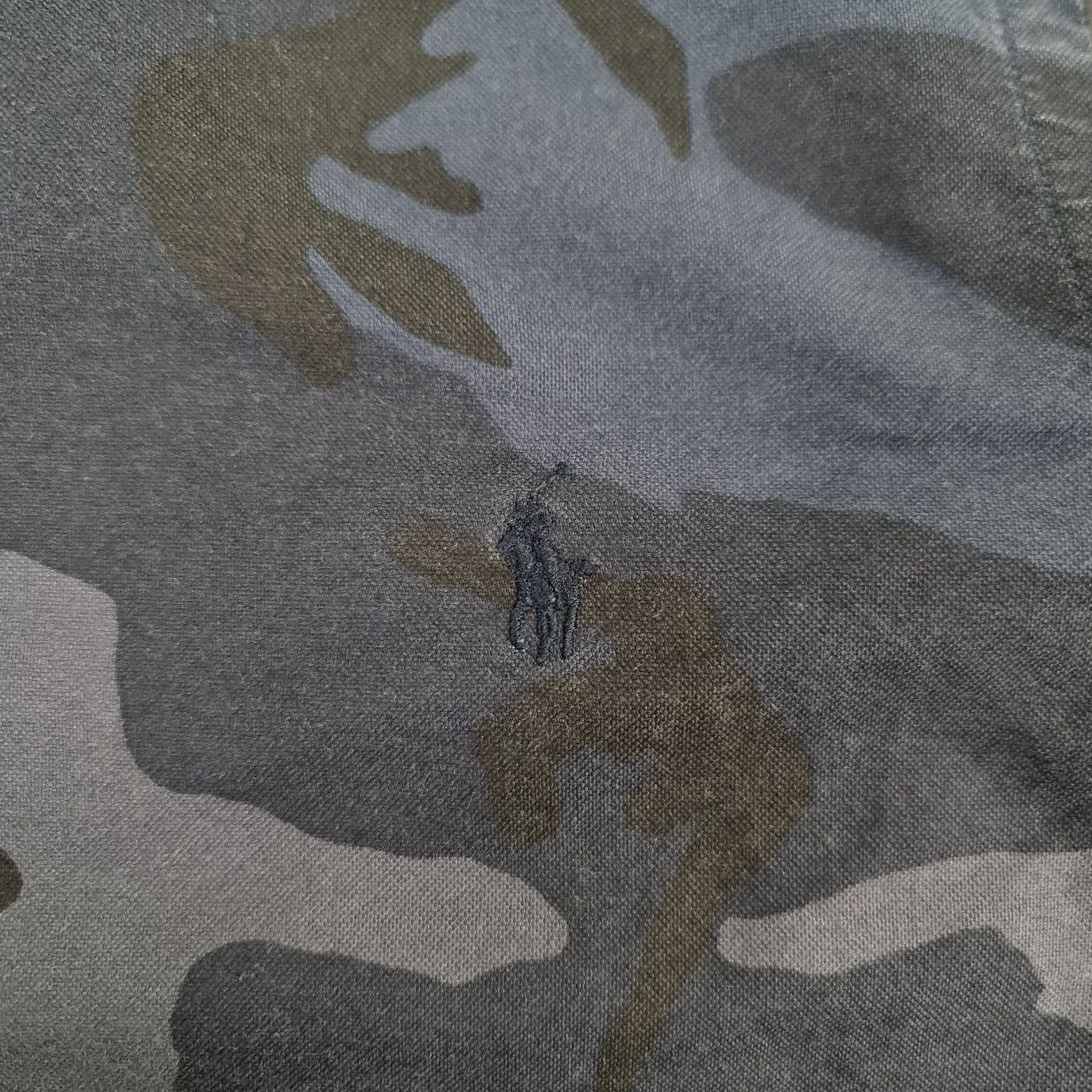 Polo Ralph Lauren Polo Ralph Lauren Mens Shirt Slim Fit Button-Down Camouflage Army Cotton Blue S Size US S / EU 44-46 / 1 - 4 Thumbnail