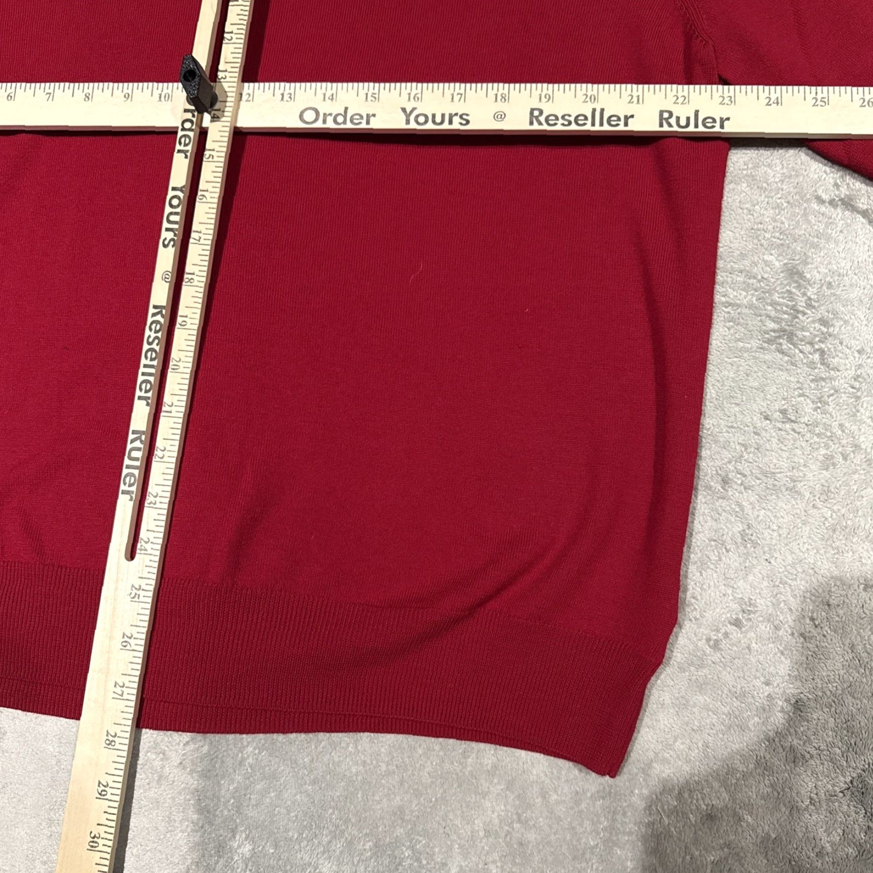Brooks Brothers Brooks Brothers Sweater Mens XL Red Saxxon Wool Crew Neck Career Casual Size US XL / EU 56 / 4 - 5 Thumbnail