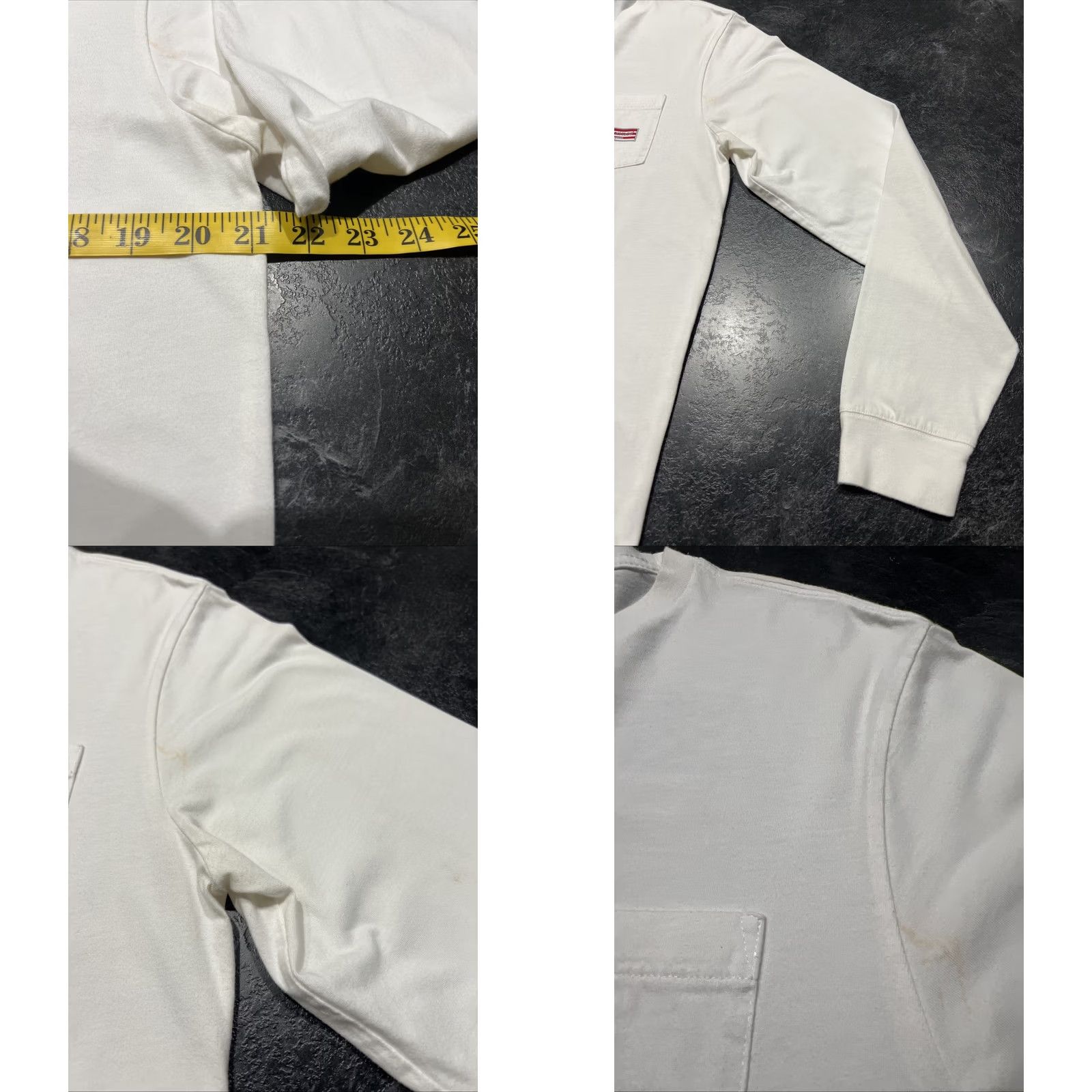 Vineyard Vines Vineyard Vines Long-Sleeve Box Pocket T-Shirt M Men White - M Womens? No, Men. Size US M / EU 48-50 / 2 - 8 Thumbnail