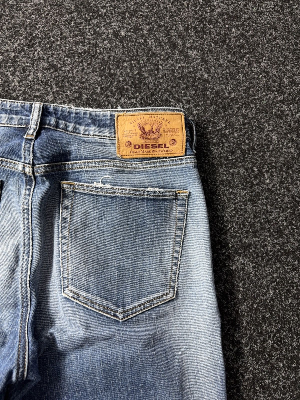 Diesel × If Six Was Nine × Vintage Vintage Diesel Industry Distressed Jeans skinny denim pants Size 29" - 14 Thumbnail