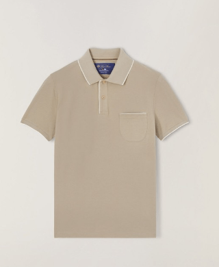 o1w1db10224 Polo Shirt in Gothic Beige