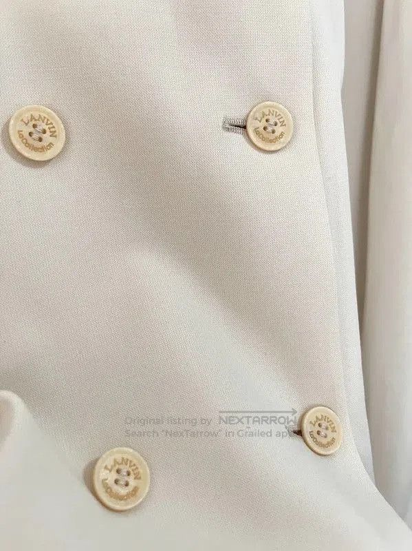 Lanvin Lanvin Beige Wool Blend Women's Coat . Size M / US 6-8 / IT 42-44 - 6 Thumbnail