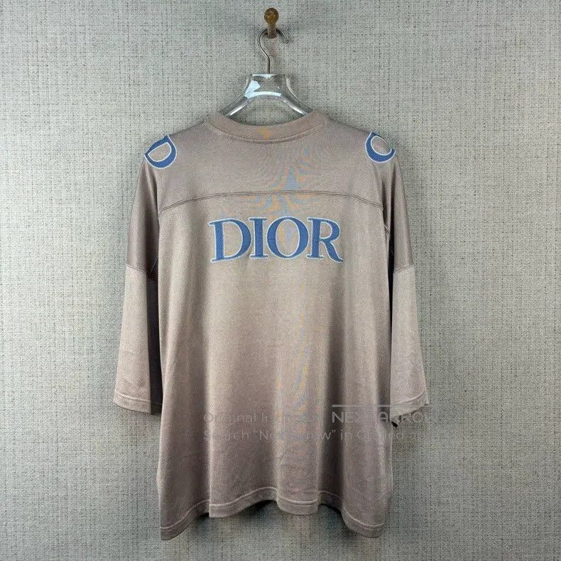 Dior Dior Embroidered letter knitted off-shoulder short sleeves Size US M / EU 48-50 / 2 - 3 Thumbnail