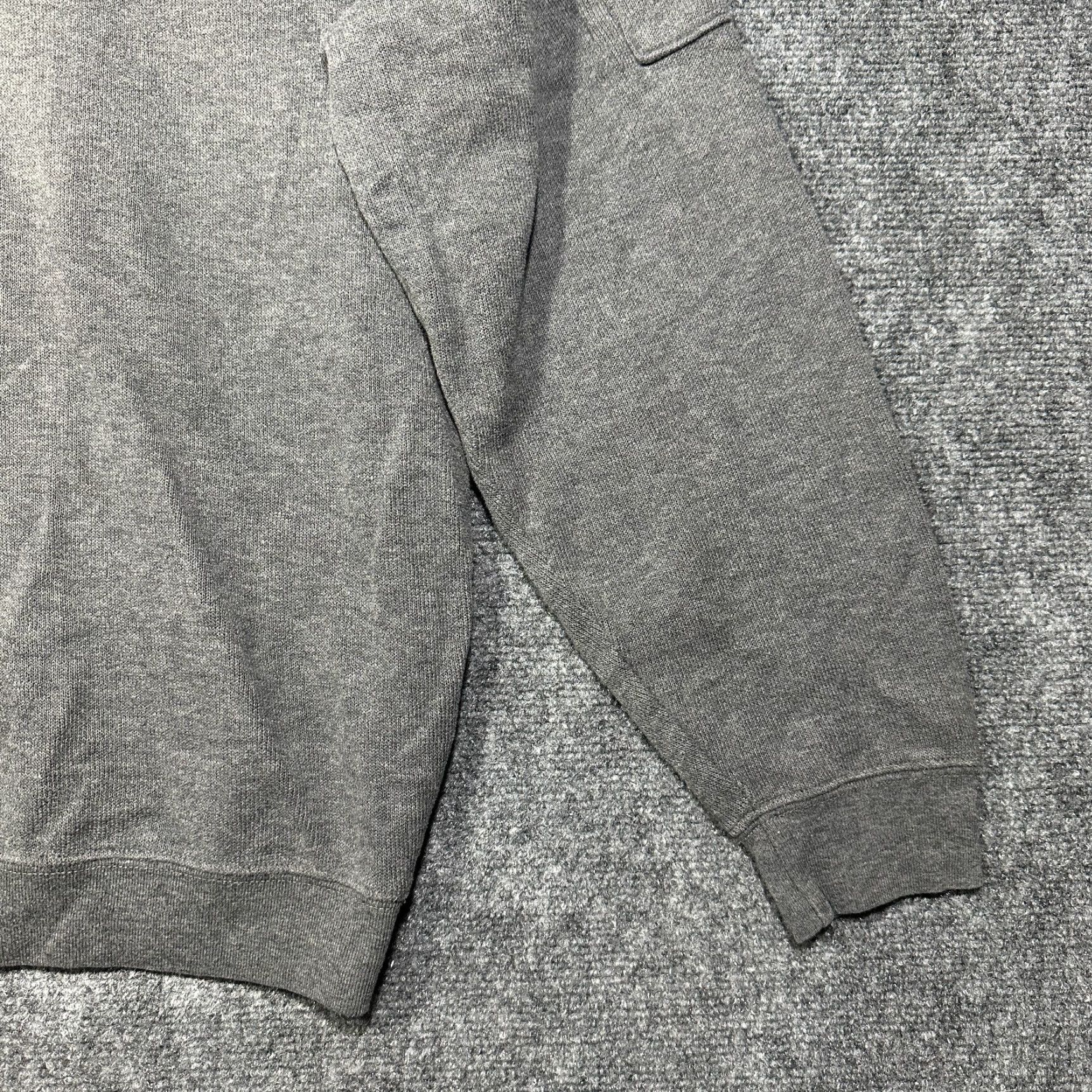 Vintage Woolrich Sweater Mens L Gray Cotton 1/4 Zip Pullover Sleeve Pocket Mock Neck Long Sleeve Regular Fit Size US L / EU 52-54 / 3 - 3 Thumbnail