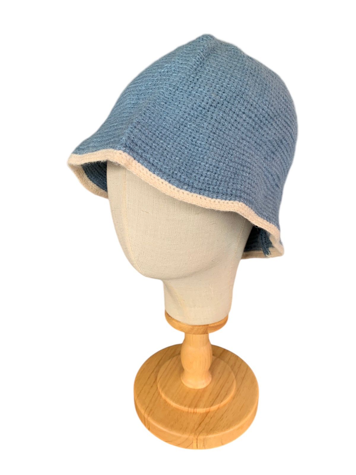 Japanese Brand × Kapital × Vintage Hippies style Blue knitted Bucket Hats Size ONE SIZE - 1 Thumbnail