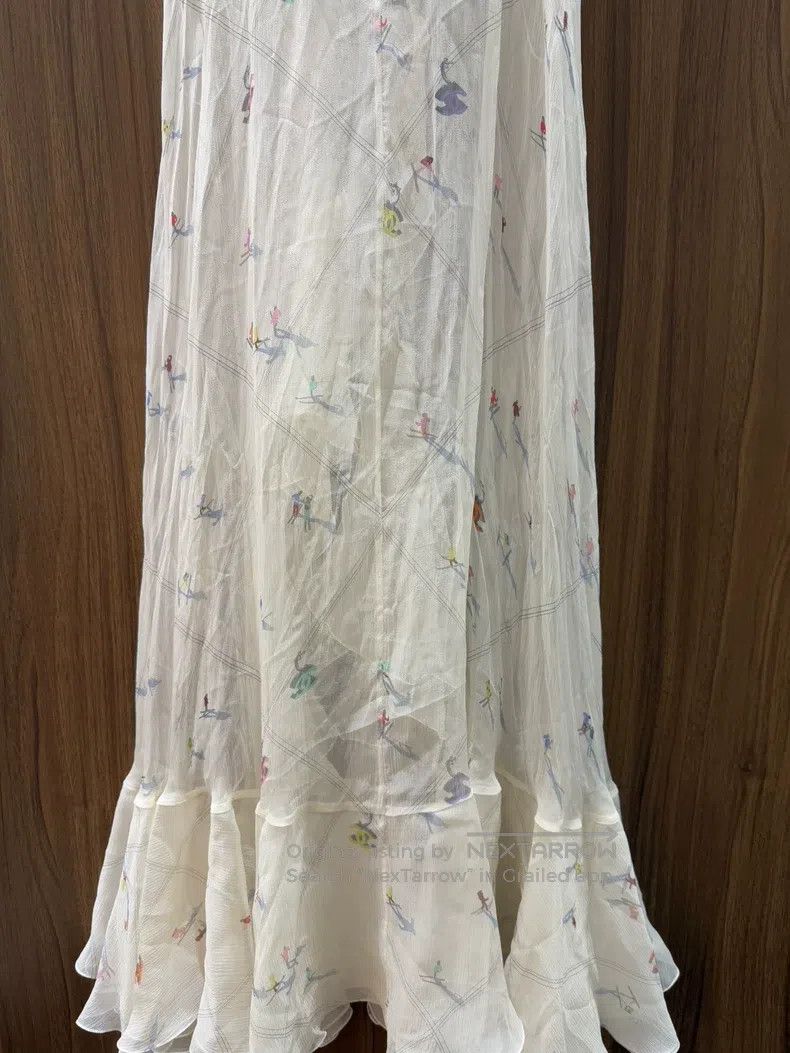 Chanel Chanel Farewell to Lafayet's silk print dress Size XS / US 0-2 / IT 36-38 - 5 Thumbnail