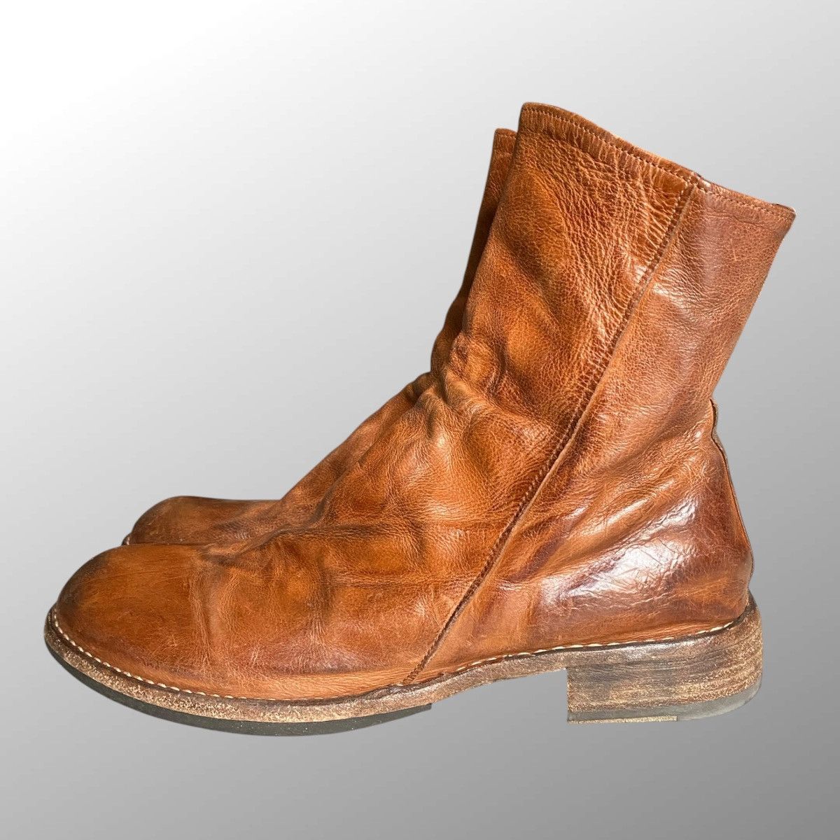 Officine Creative Side Fastening Boots (Guidi Style) Size US 9.5 / EU 42-43 - 2 Thumbnail