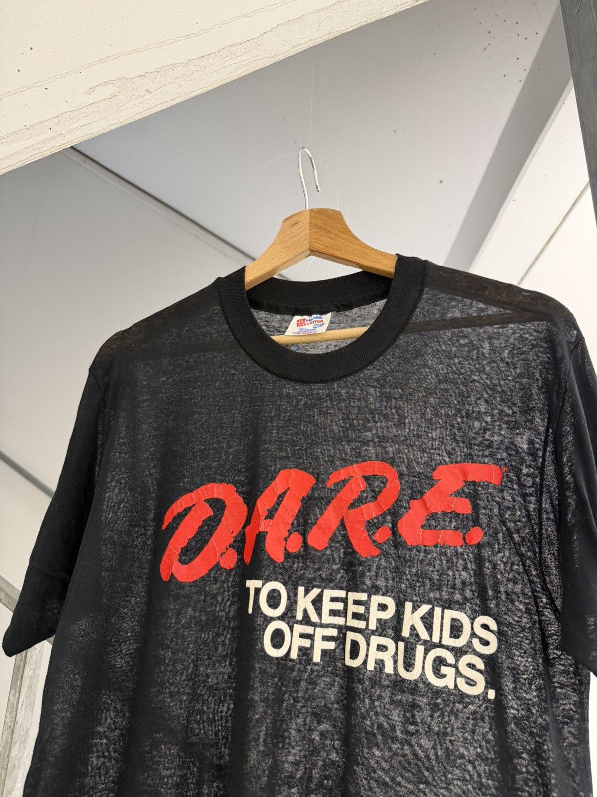 Vintage Vintage 80s D.A.R.E To Keep Kids Off Drugs T-Shirt Size US M / EU 48-50 / 2 - 6 Thumbnail