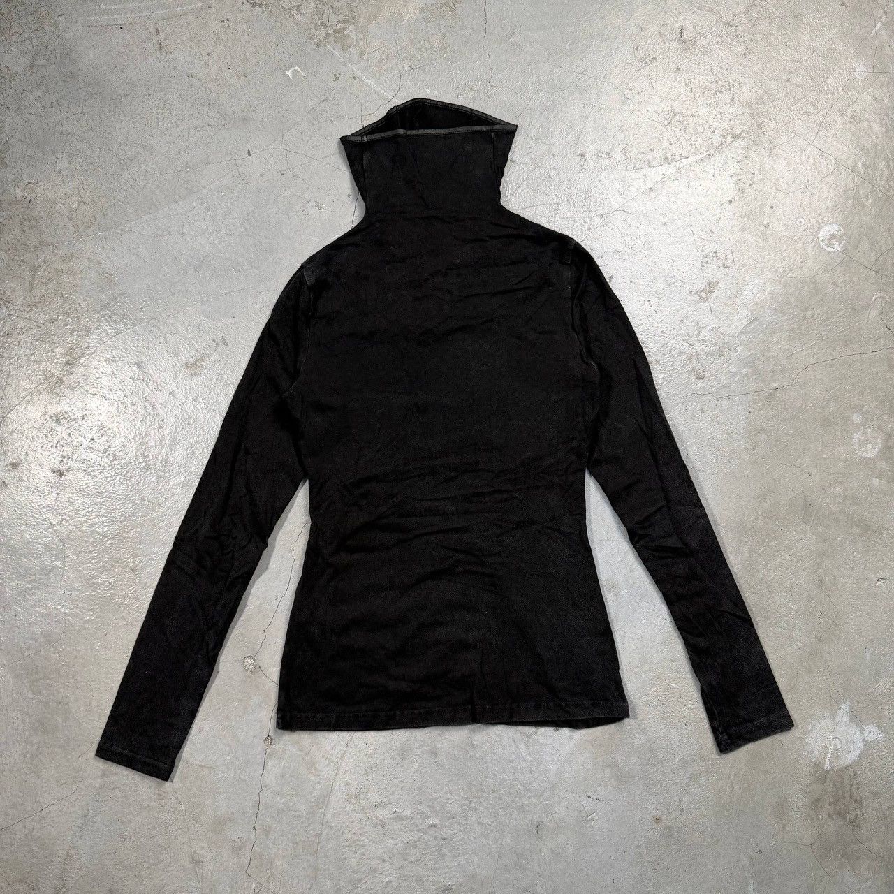 14th Addiction Punk Rave Goth Cyberpunk Mesh Cutout Hooded Top Size M / US 6-8 / IT 42-44 - 2 Thumbnail