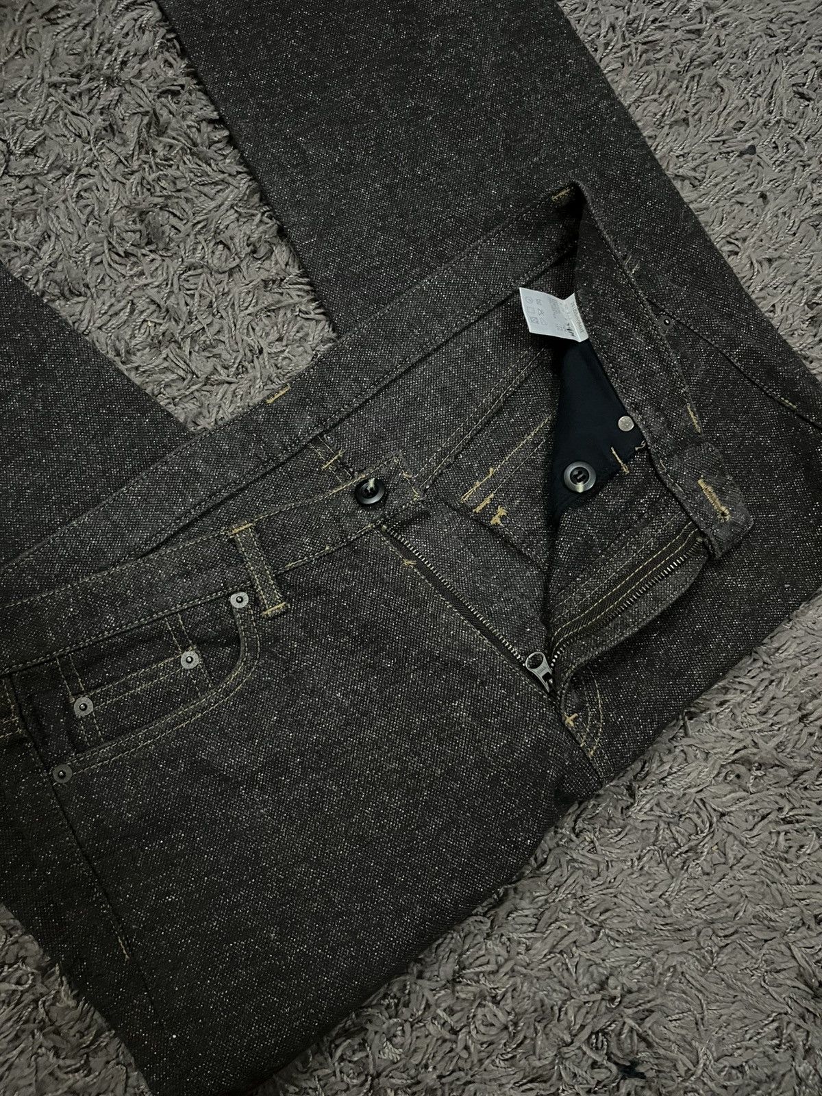 291295=Homme 1990s 291295 hommesalt and pepper relaxed fit #I Size US 33 - 3 Thumbnail