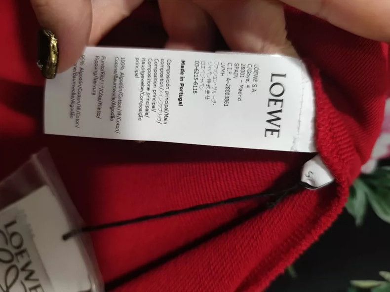 Loewe LOEWE The jacket is red Size S / US 4 / IT 40 - 2 Thumbnail