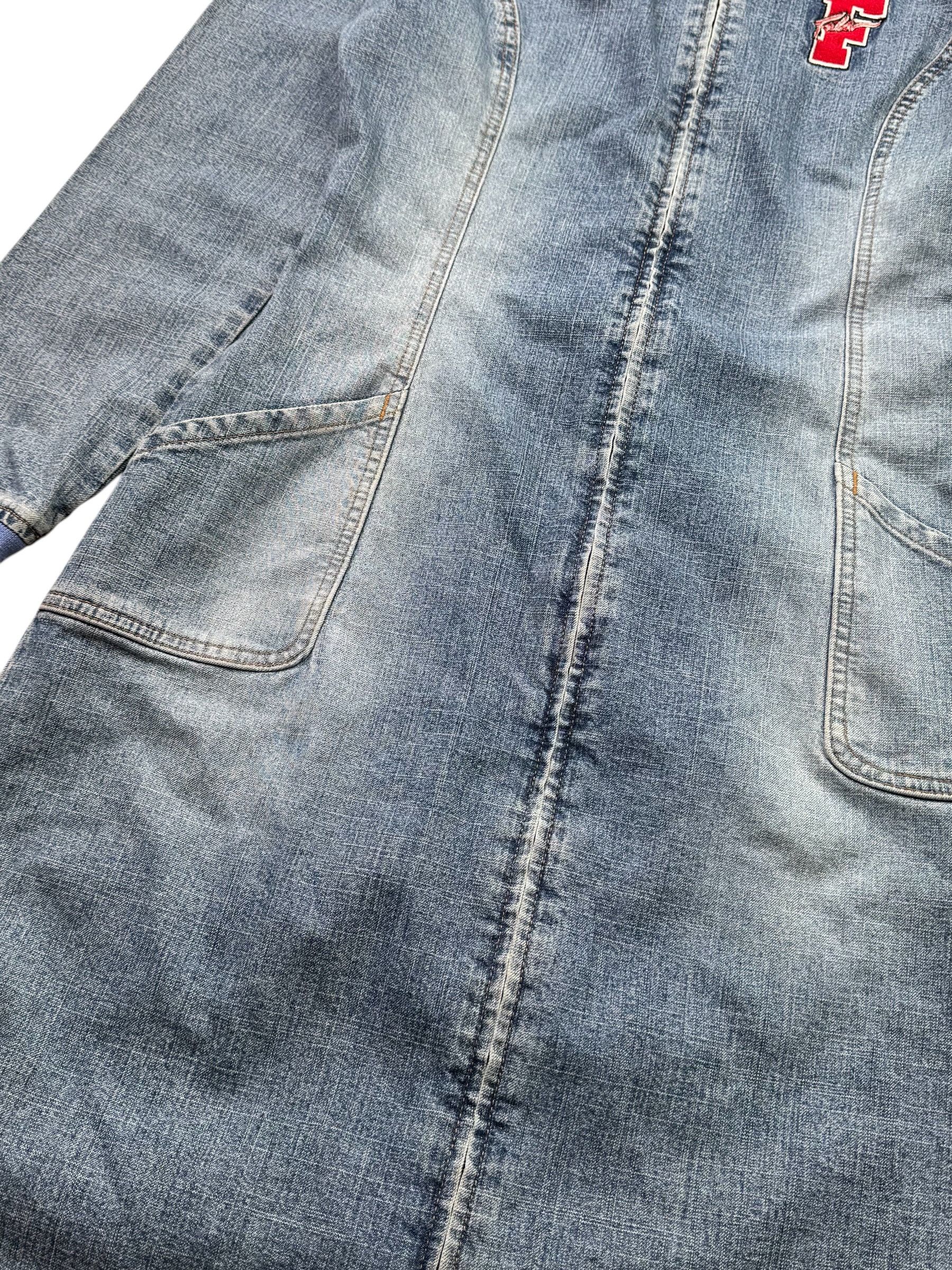 Fubu Fubu Vintage Denim Dress With Long Sleeve W218(V9) Size M / US 6-8 / IT 42-44 - 3 Thumbnail
