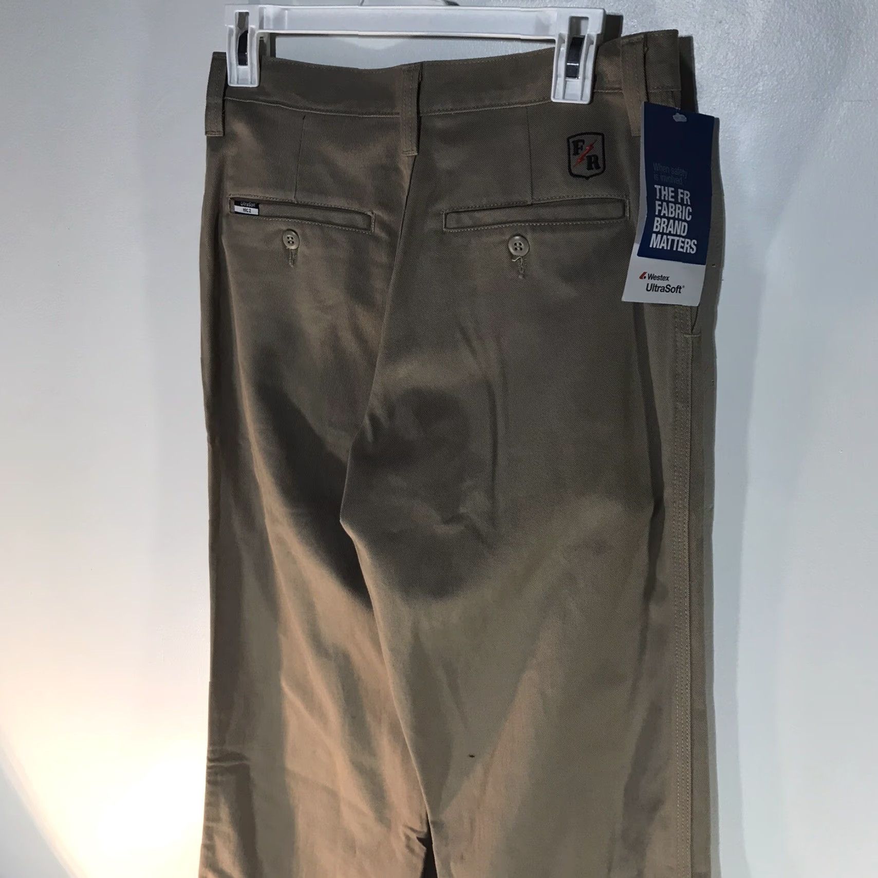 Vintage Riverside Fire Resistant Protective Apparel Pants Mens 30X38 Tan Cotton Nylon Firefighter Construction 30X38 Mens Size US 30 / EU 46 - 4 Thumbnail