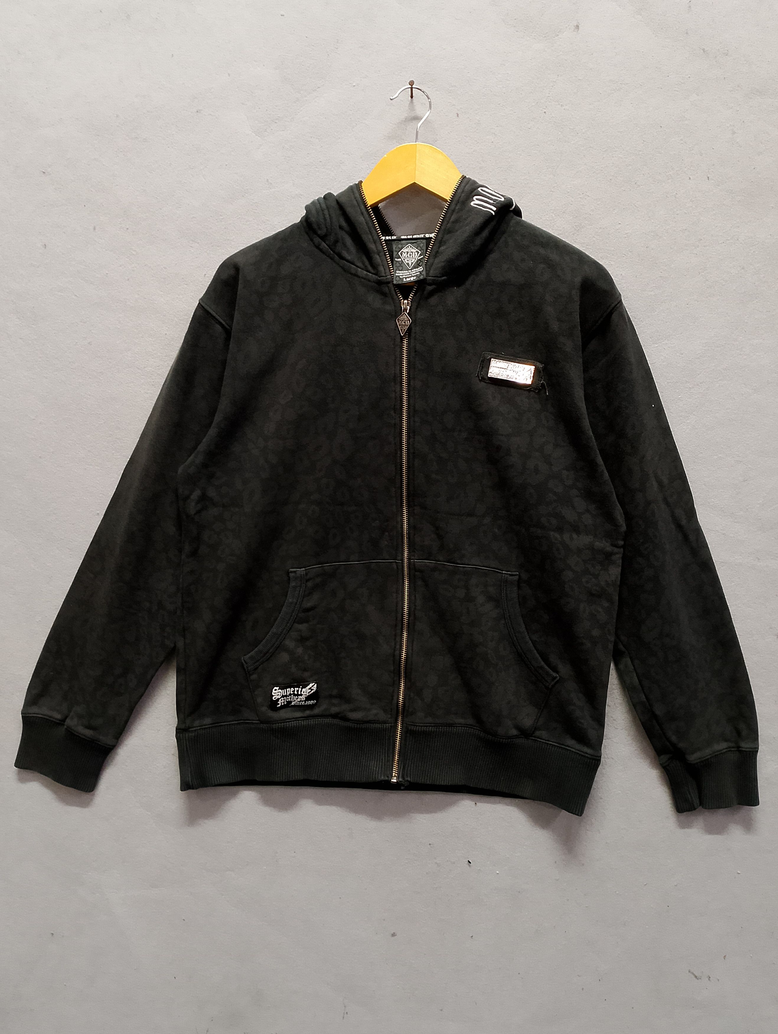 Japanese Brand MCD Zip Hoodie Superior Mothers Graphic Hardcore Surf Style Size US L / EU 52-54 / 3 - 2 Thumbnail