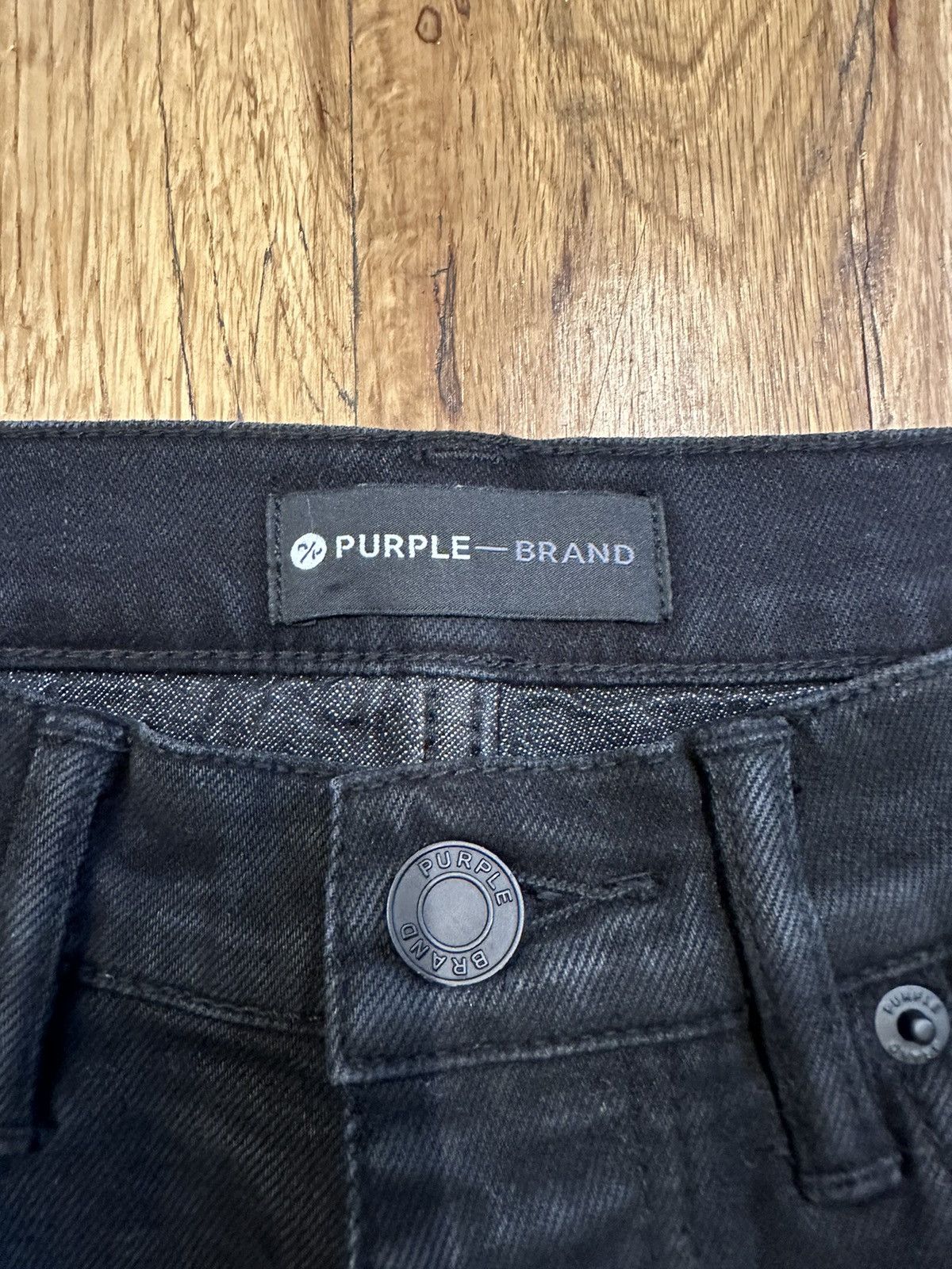 Purple Brand Purple Brand Plain Black Denim Jeans Size 29 Size US 29 - 3 Thumbnail