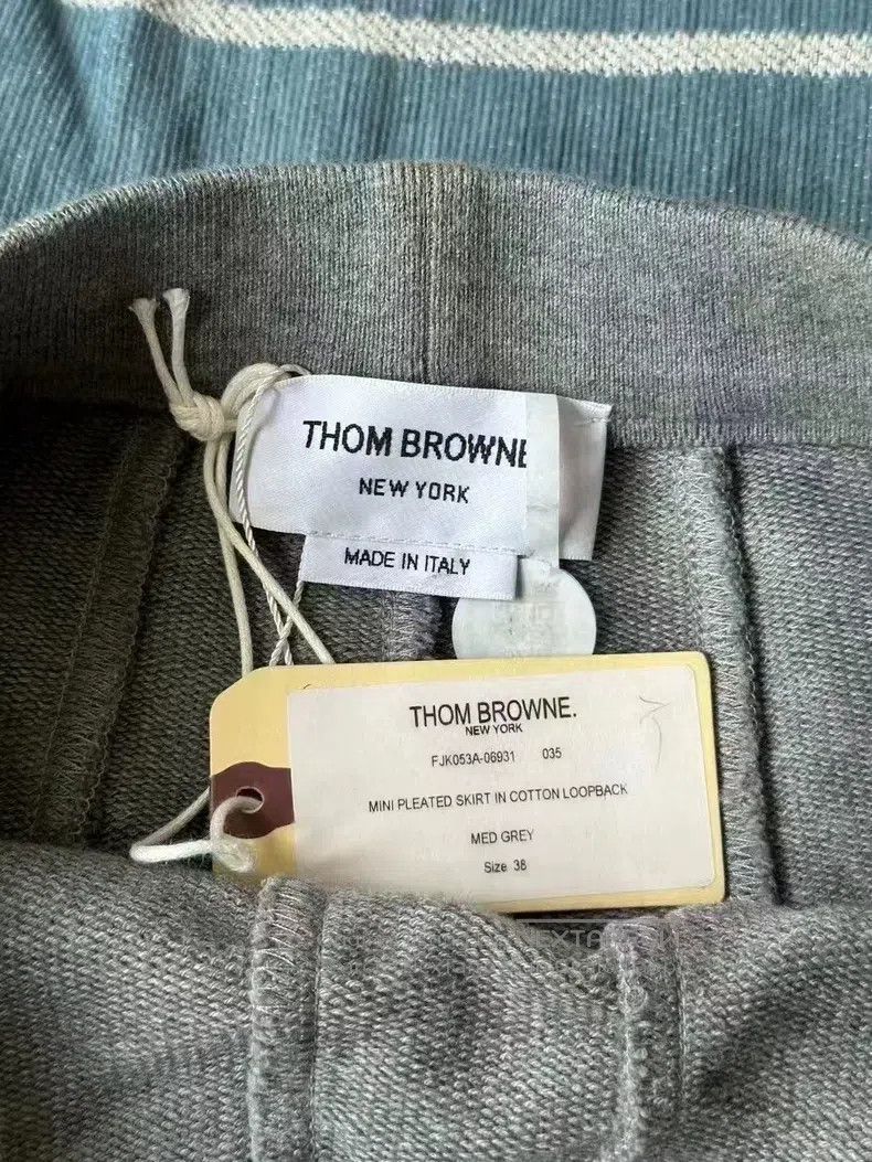 Thom Browne Thom Browne Pleated Skirt Gray Size 25" / US 0 / IT 36 - 3 Thumbnail