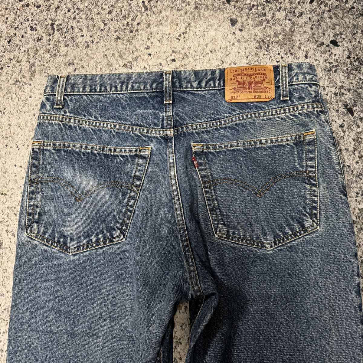 Levi's 90s Levi's 517 Bootcut Flare Denim Jeans ERD Grunge Western Size US 38 / EU 54 - 8 Thumbnail