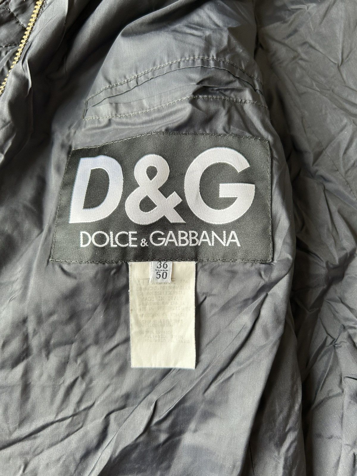 Dolce & Gabbana Dolce & Gabbana Quilted Jacket Black Men’s 50 Designer Size US M / EU 48-50 / 2 - 12 Thumbnail