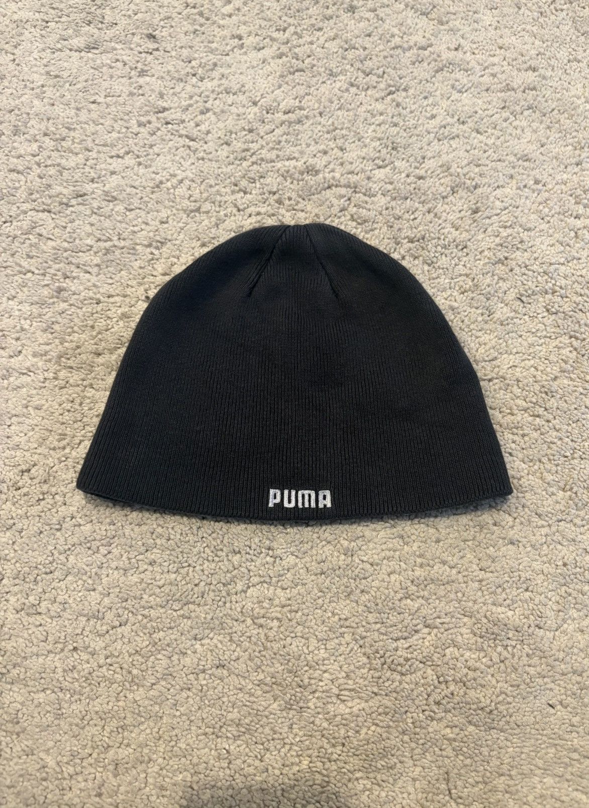 Puma Vintage Y2K Style Puma Beanie Size ONE SIZE - 2 Thumbnail