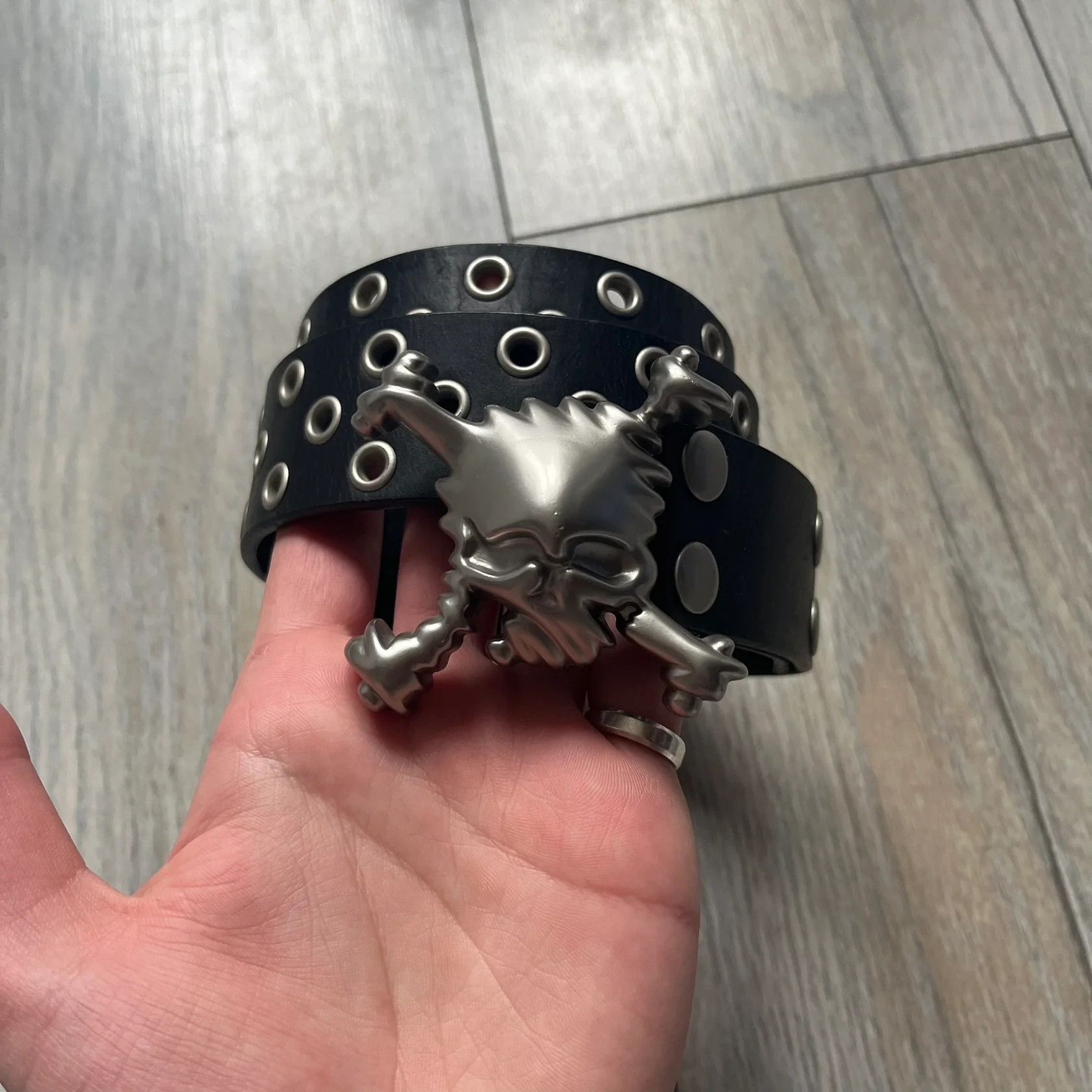 Japanese Brand × Oakley × Vintage Vintage Y2K Oakley Skull Buckle