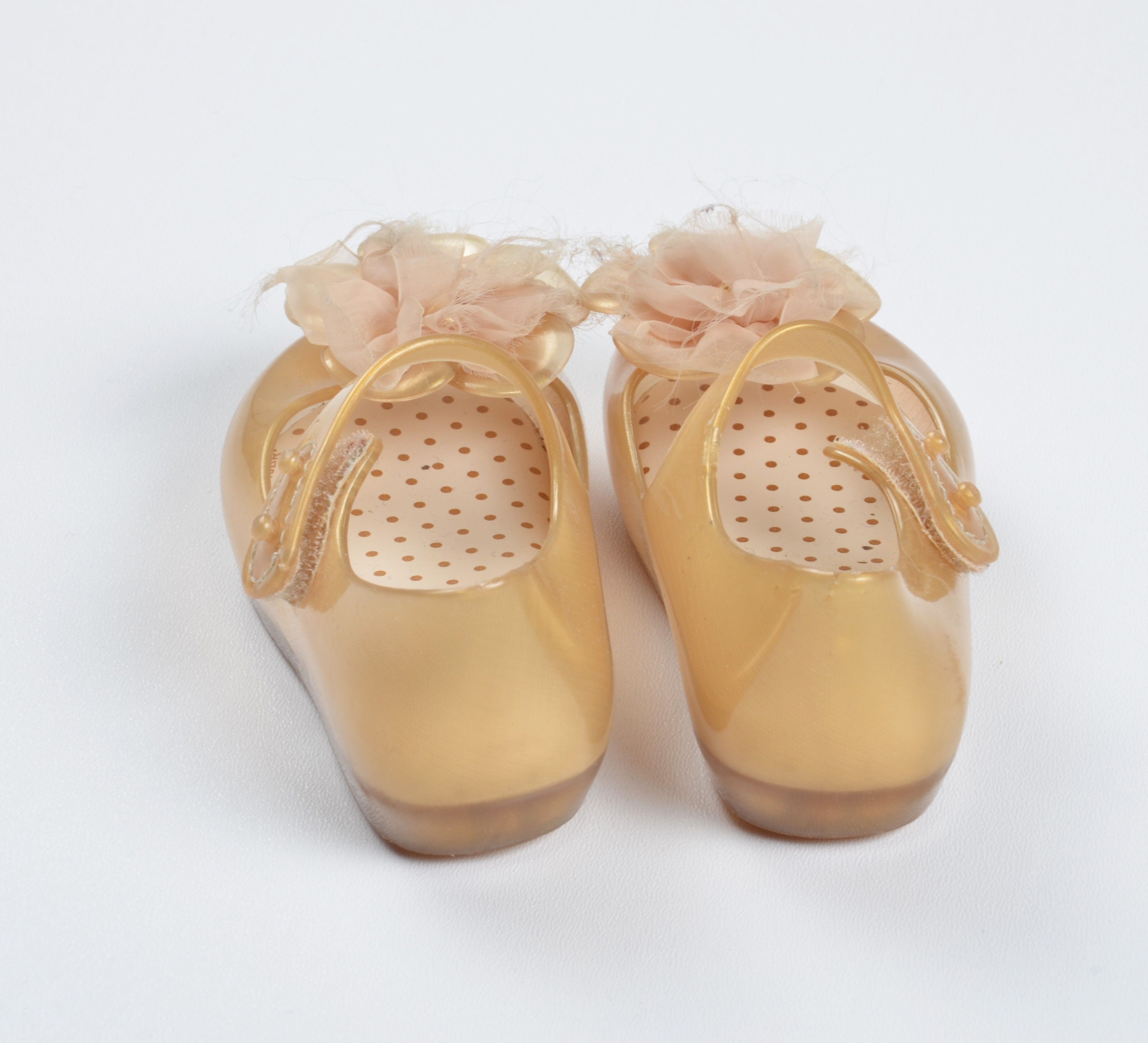 Melissa Mini Melissa Jelly Mary Jane Ballet Flats Girls Bow Shoes Size US 6 / IT 36 - 6 Thumbnail