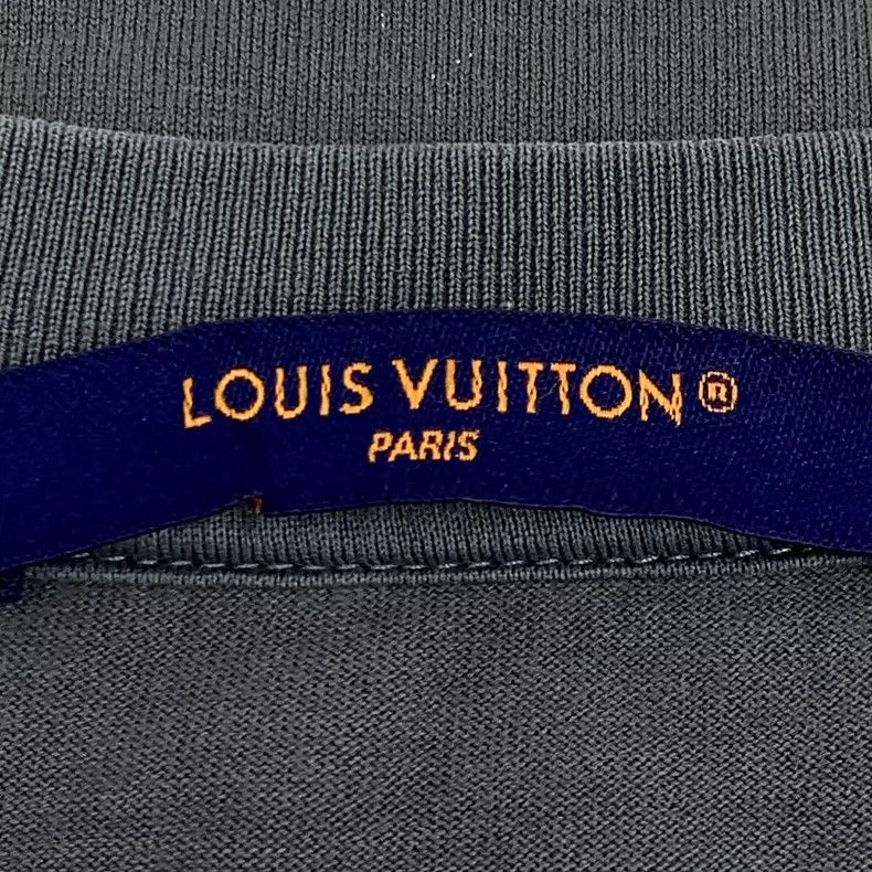 Louis Vuitton Louis Vuitton 24 grey cotton crewneck T-shirt with logo pr Size US M / EU 48-50 / 2 - 5 Thumbnail