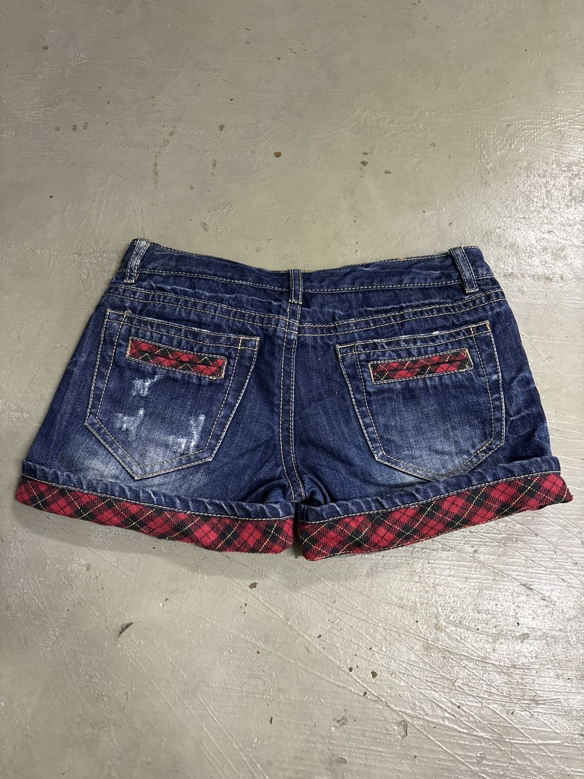 If Six Was Nine RNA H Naoto Acid Wash Japanese brand Denim shorts Size 31" - 2 Thumbnail