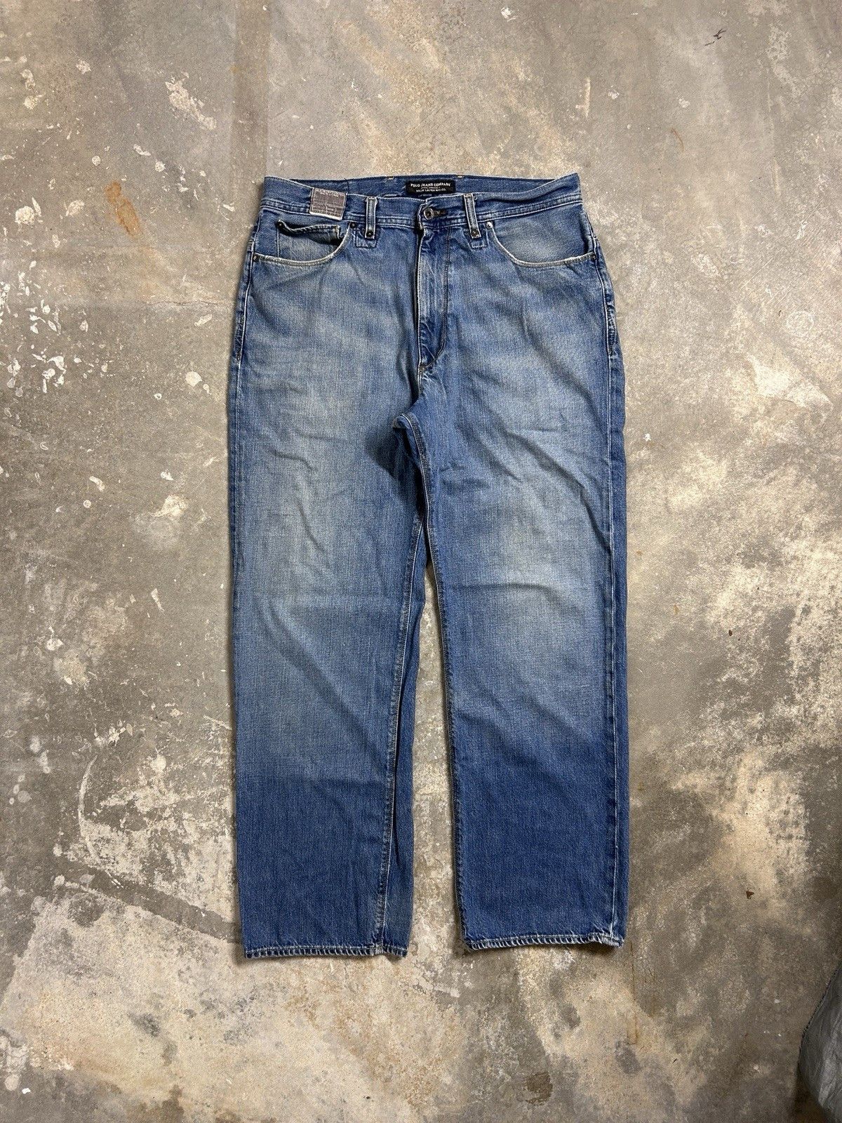 Polo Ralph Lauren Vintage Polo Ralph Lauren Miner Jeans 35x31 Straight Skater Size US 35 - 4 Thumbnail