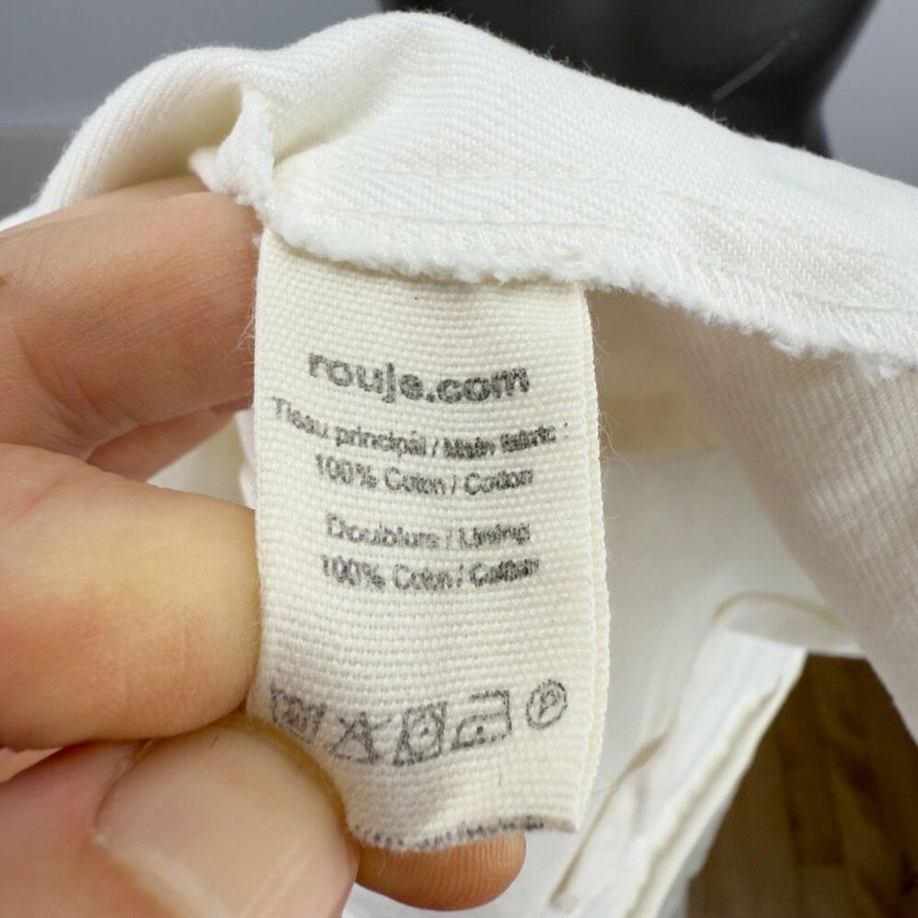 Rouje ROUJE Claude Safari Jacket White Belt Western French sz 34 Size XXS / US 00 / IT 34 - 4 Thumbnail