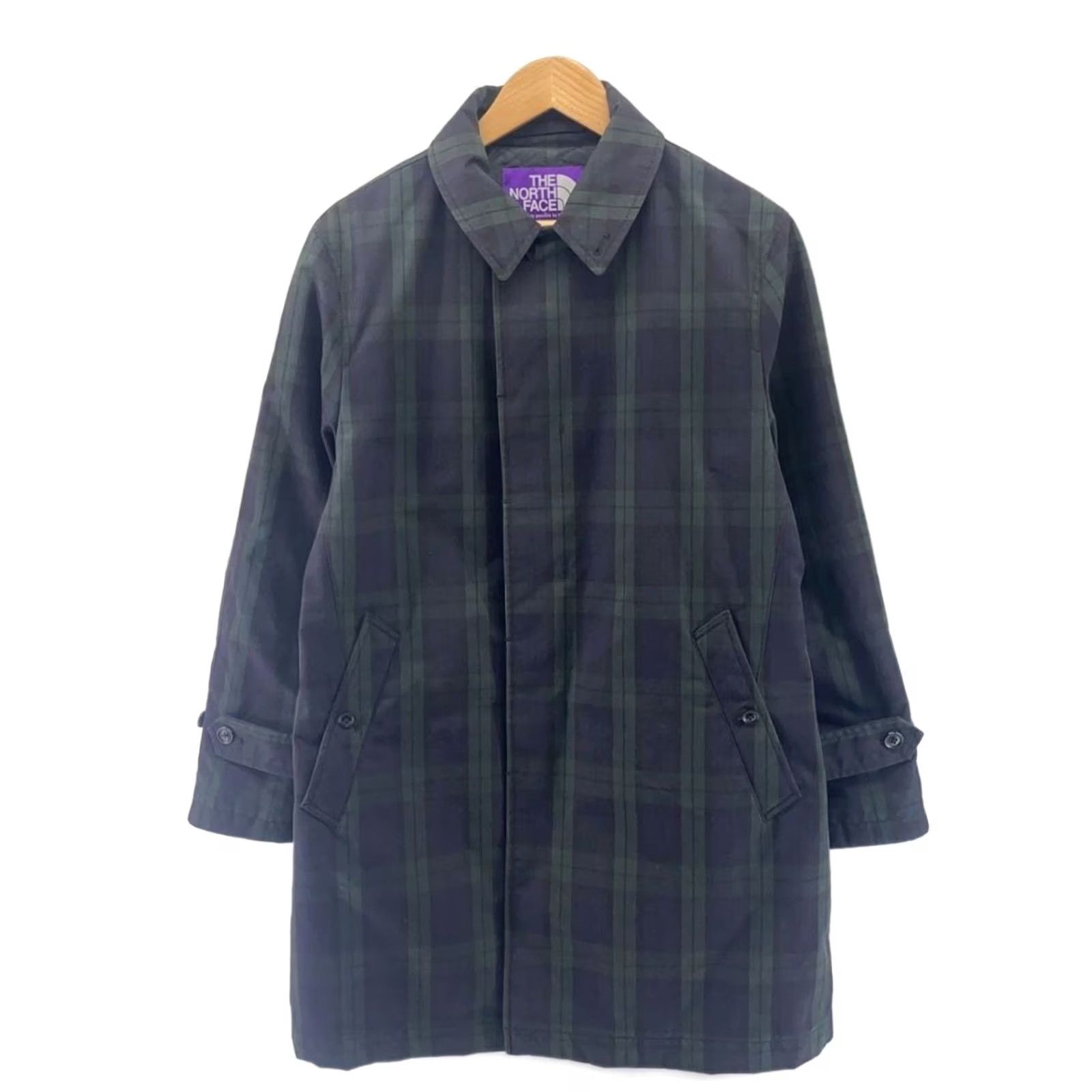 The North Face Purple Label THE NORTH FACE PURPLE LABEL Soutien Collar Coat Size M 65/35 Check Pre-owned Size US M / EU 48-50 / 2 - 2 Thumbnail