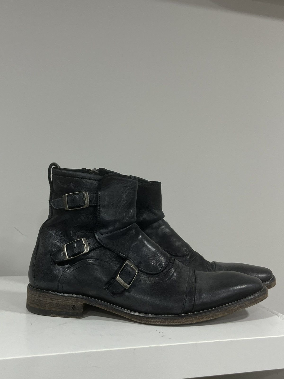 John Varvatos Triple monk boot. 11.5 Size US 11.5 / EU 44-45 - 13 Thumbnail
