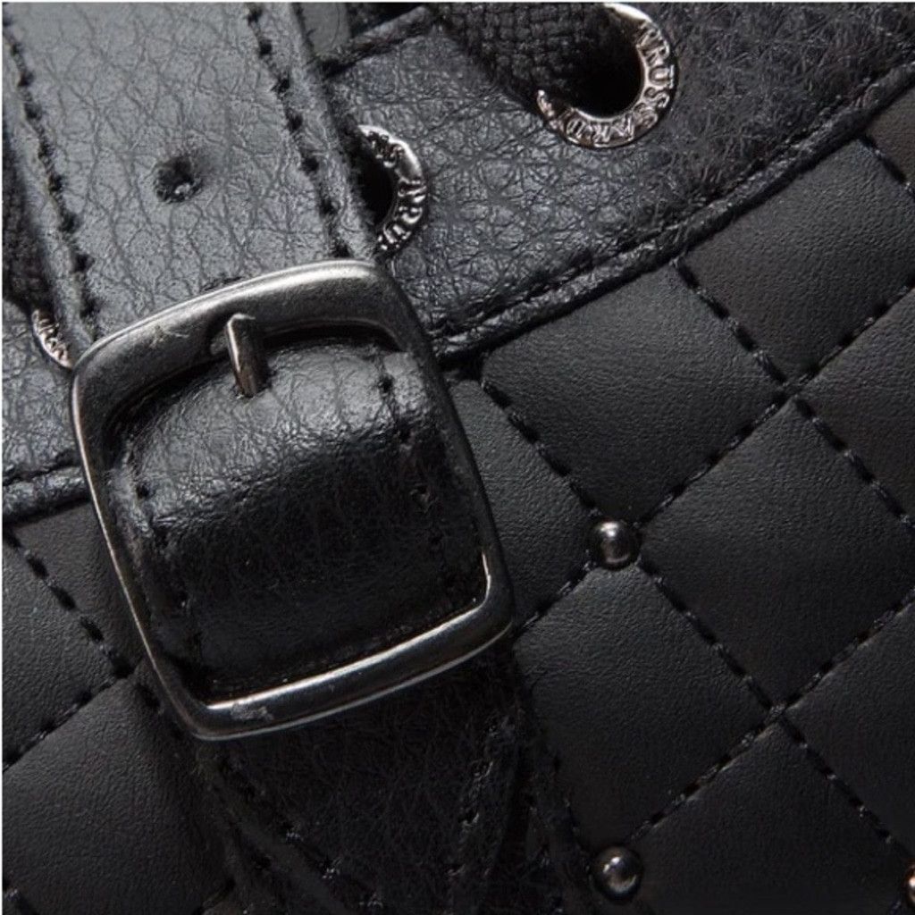 Trussardi TRUSSARDI JEANS Combat Ecoleather Boot w Buckle SIZE 7.5/8 Size US 7.5 / IT 37.5 - 3 Thumbnail