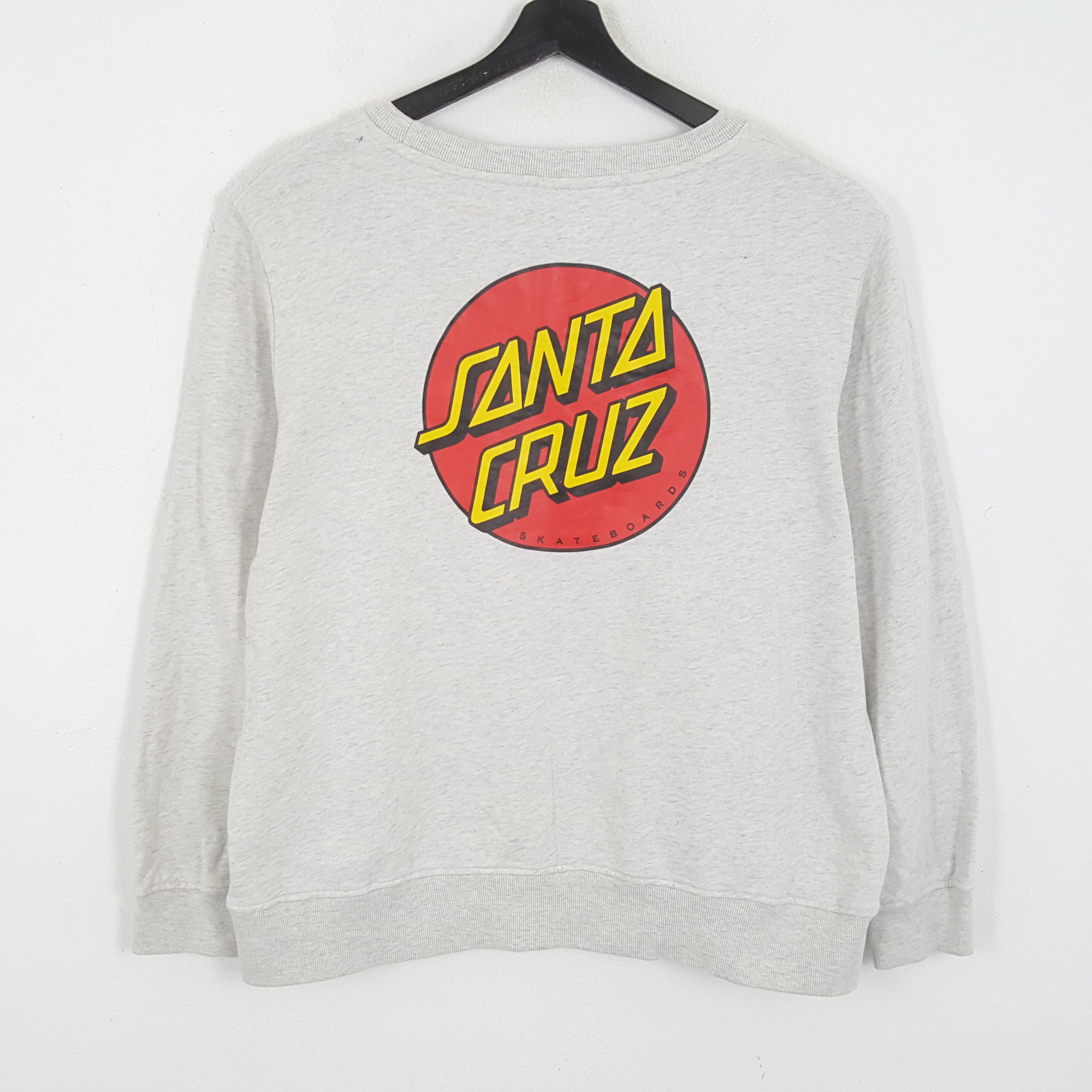 Santa Cruz Skateboards × Vintage SANTA CRUZ SKATEBOARDS Streetwear Style Sweatshirt Size US XL / EU 56 / 4 - 1 Thumbnail
