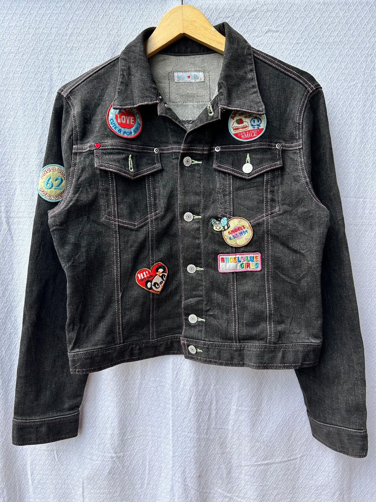 Japanese Brand Angel blue japanese denim jacket style Size US M / EU 48-50 / 2 - 1 Thumbnail