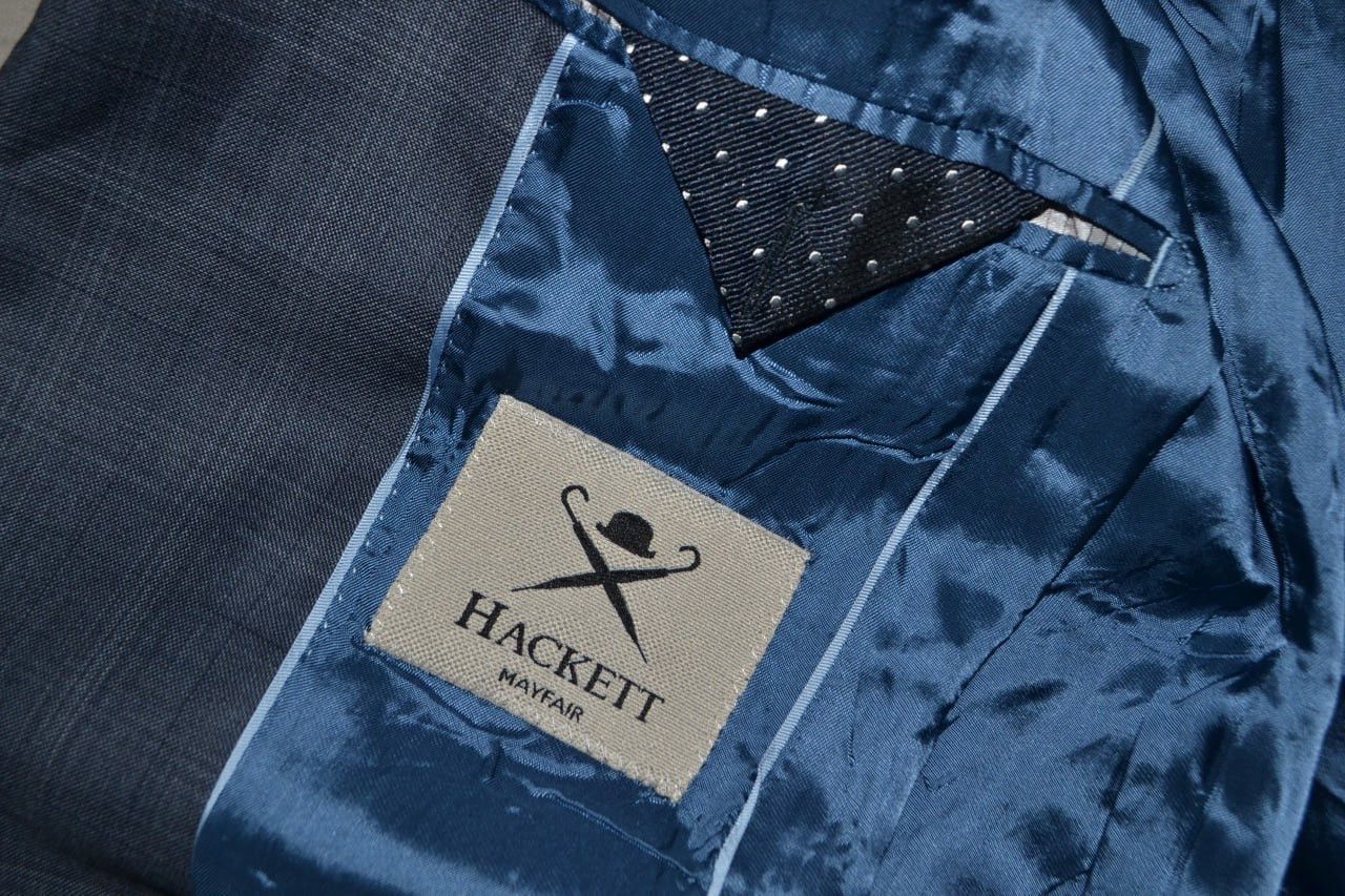 Hackett Hackett London 3-Piece Suit Jacket Vest Pants Loro Piana XS Size 34R - 6 Thumbnail