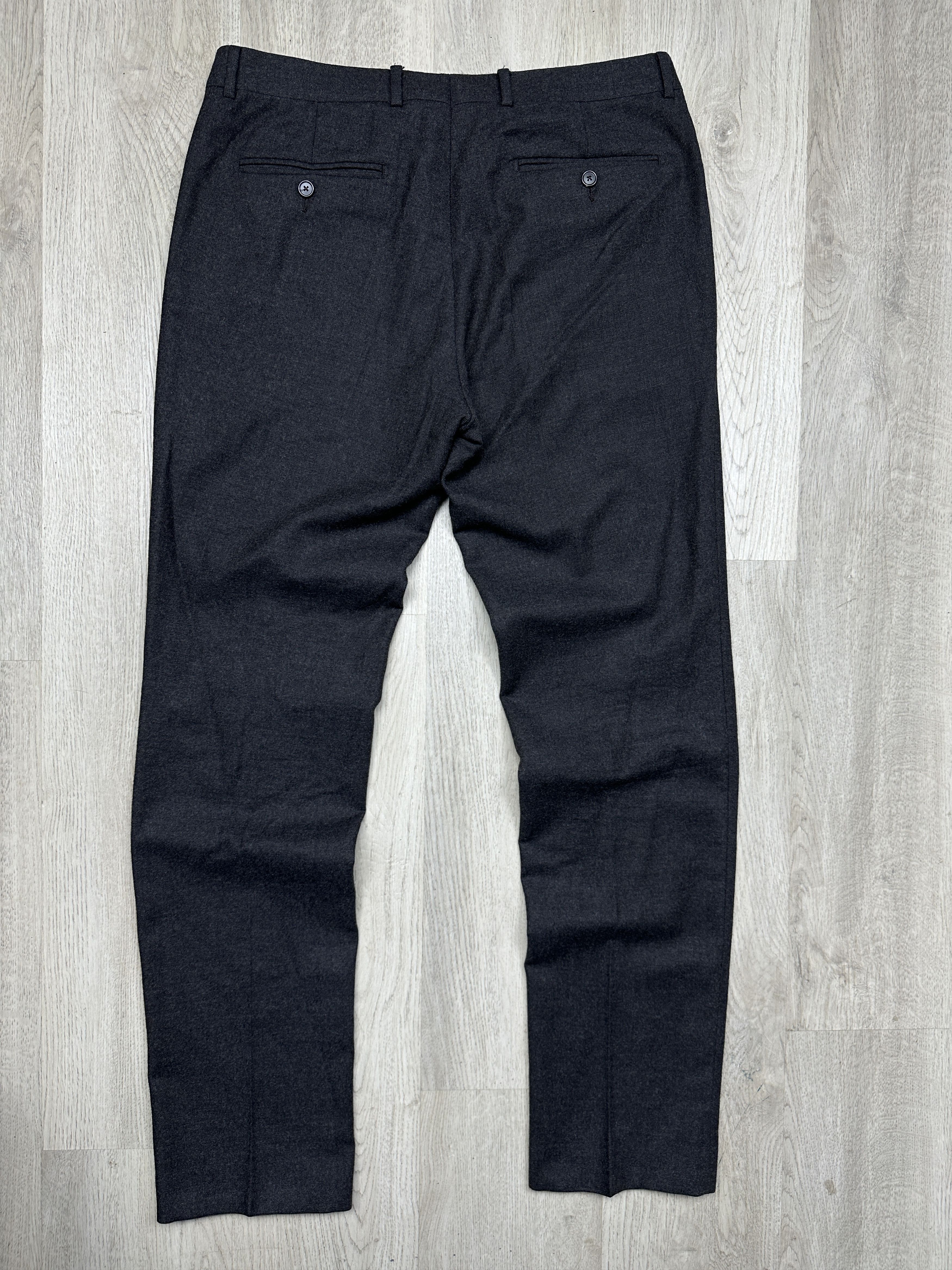 Z Zegna Z Zegna Mens Wool Classic Pants Trousers Size US 34 / EU 50 - 6 Thumbnail