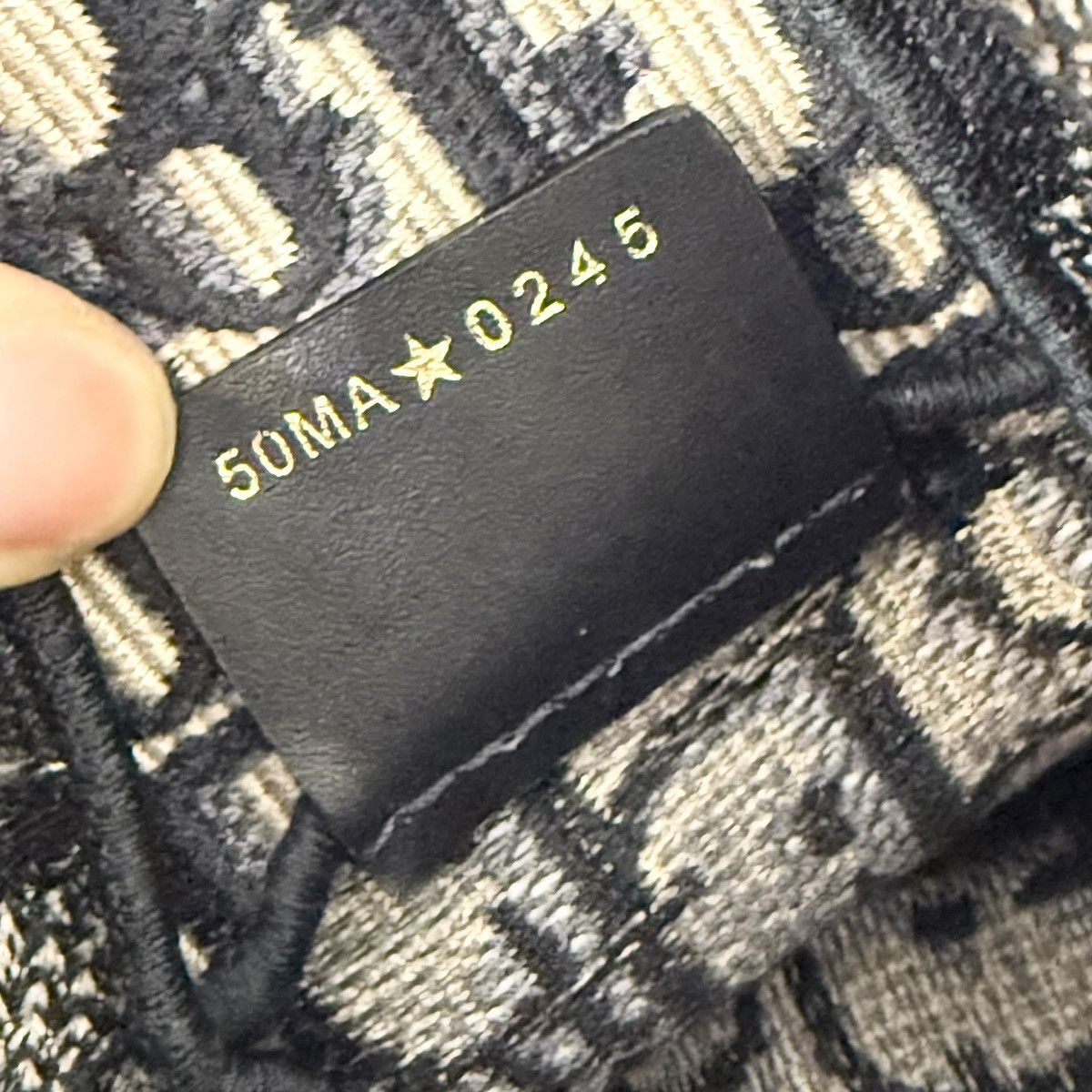 Dior 2025 Camp small Diorcamp bag in blue Dior Oblique embroidery Size ONE SIZE - 5 Thumbnail