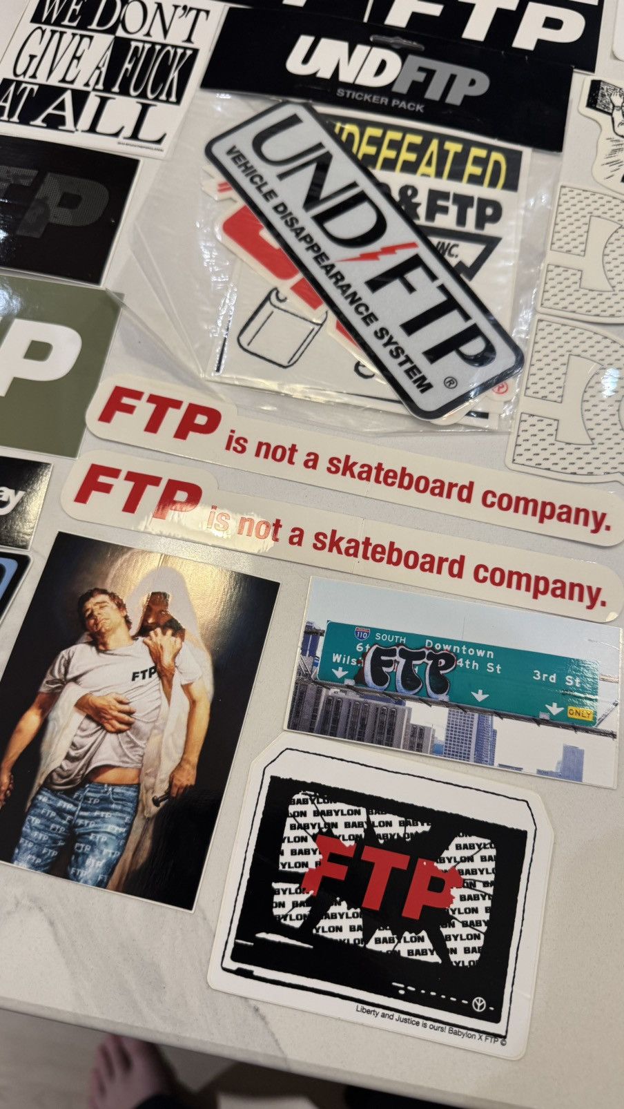 Fuck The Population Ftp Sticker Collection Fuck The Population sticker logo lot Size ONE SIZE - 5 Thumbnail