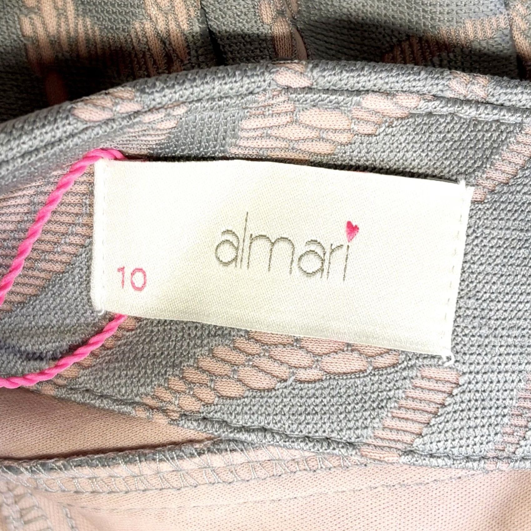Pinko Almari Bonded Lace Panel Dress UK10 Grey Pink Women’s New With Tags BNWT Party Skater Dress Ladies Short Sleeveless? Size L / US 10 / IT 46 - 7 Thumbnail