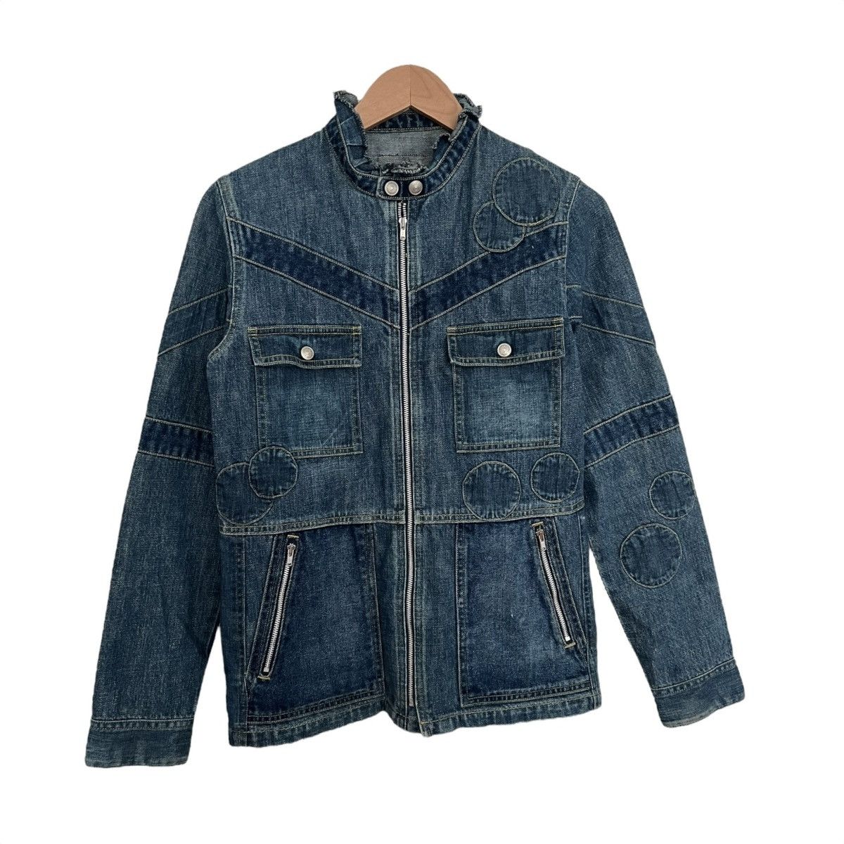 Undercover davf circle denim jacket